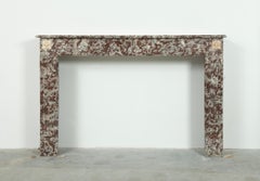 Cheminée ancienne en marbre Louis XVI