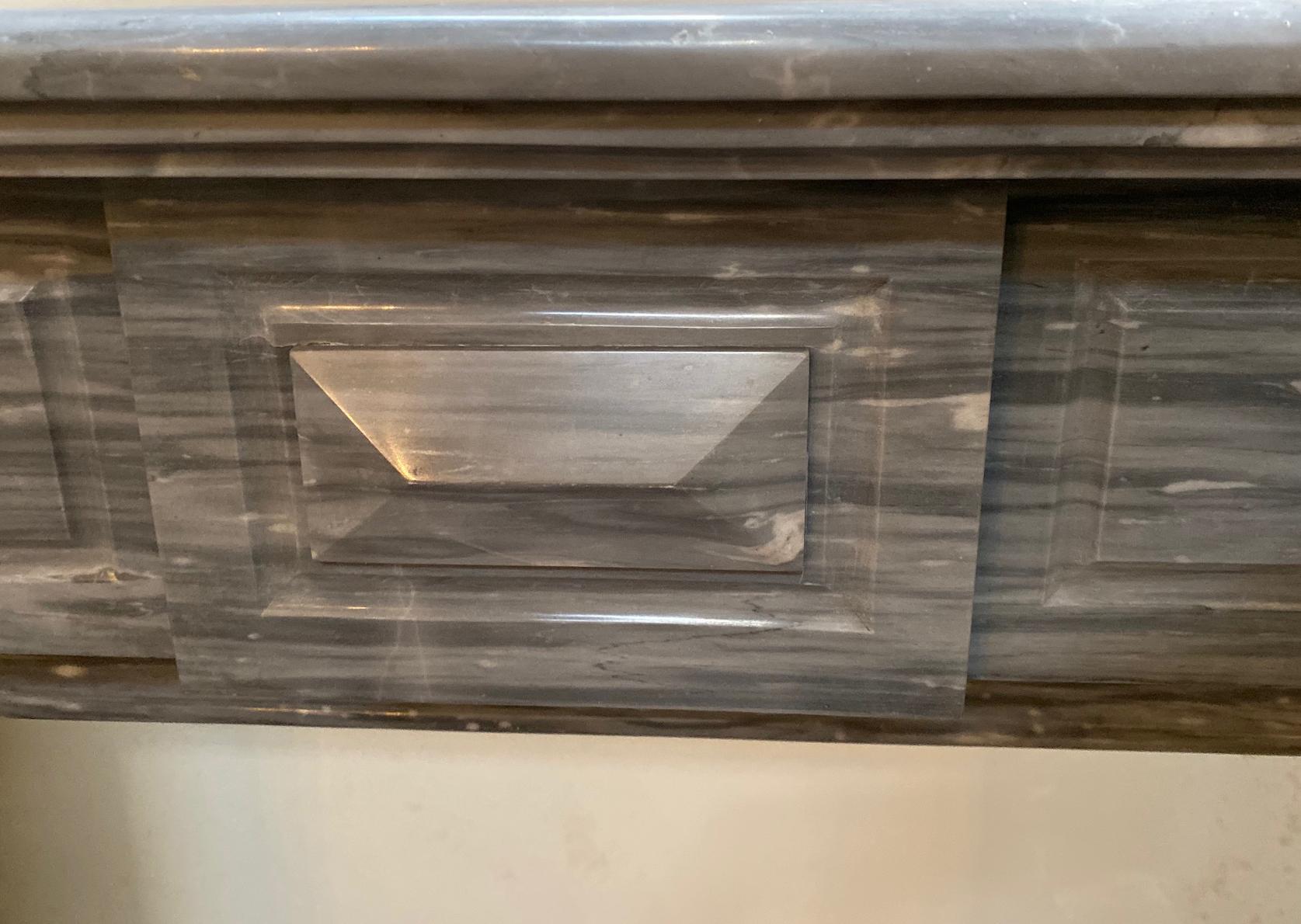 19th Century Antique Marble Mantel For Sale