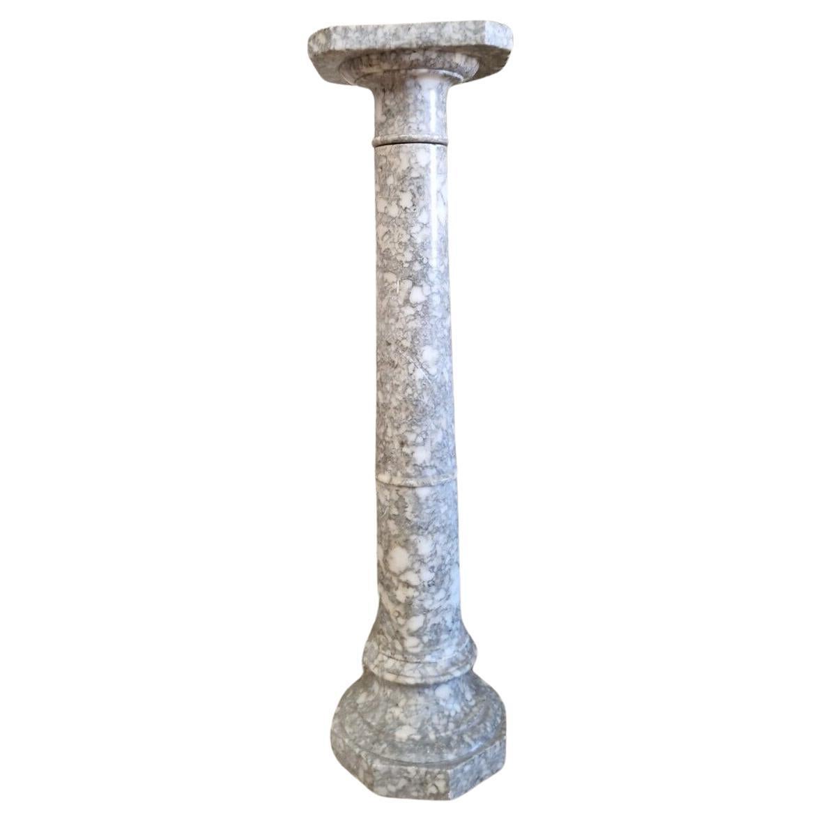 Antike Marmor Pedestal Sockel 19. Jahrhundert Display Bust Stand