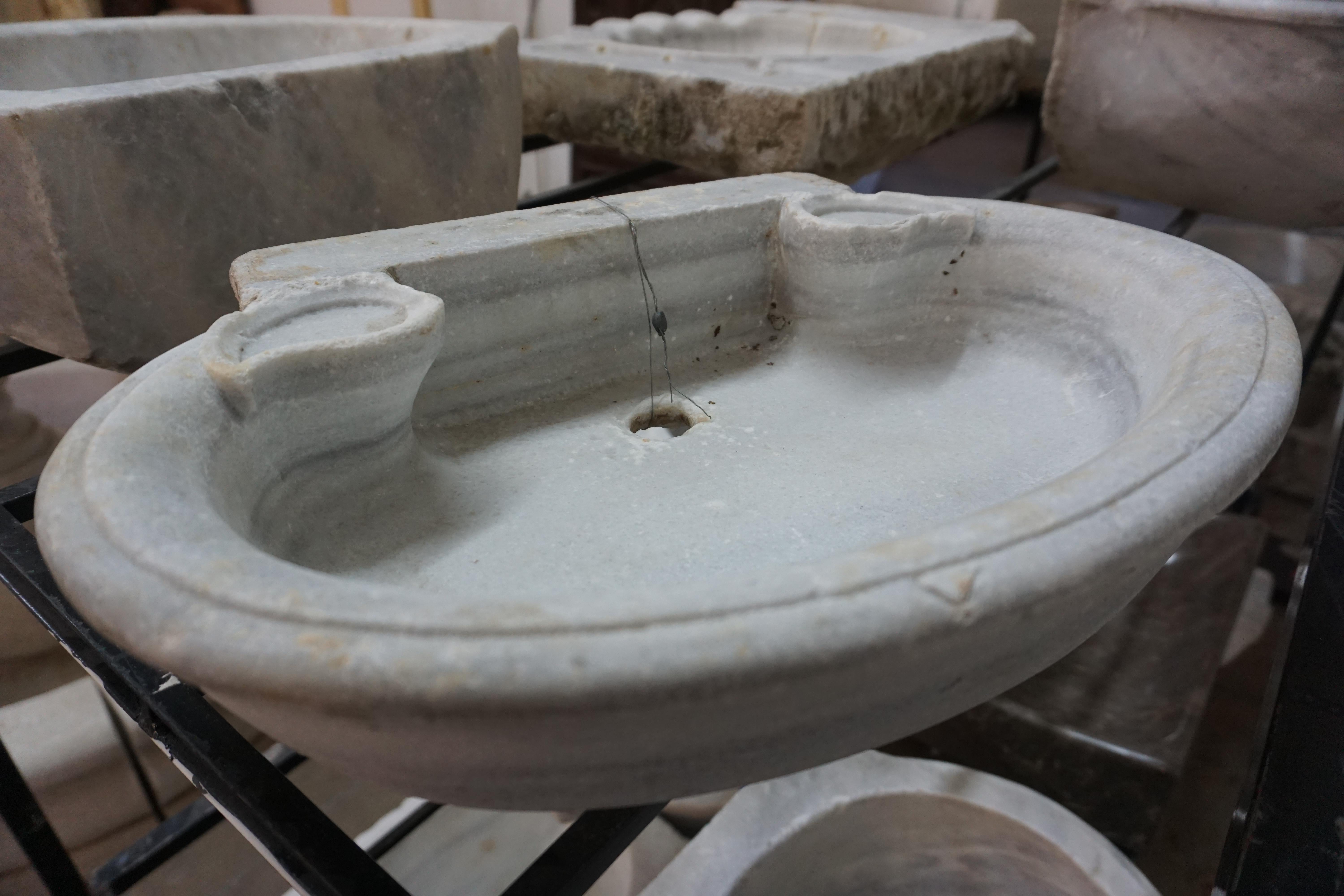 Greek Antique Marble Sink, circa 1850