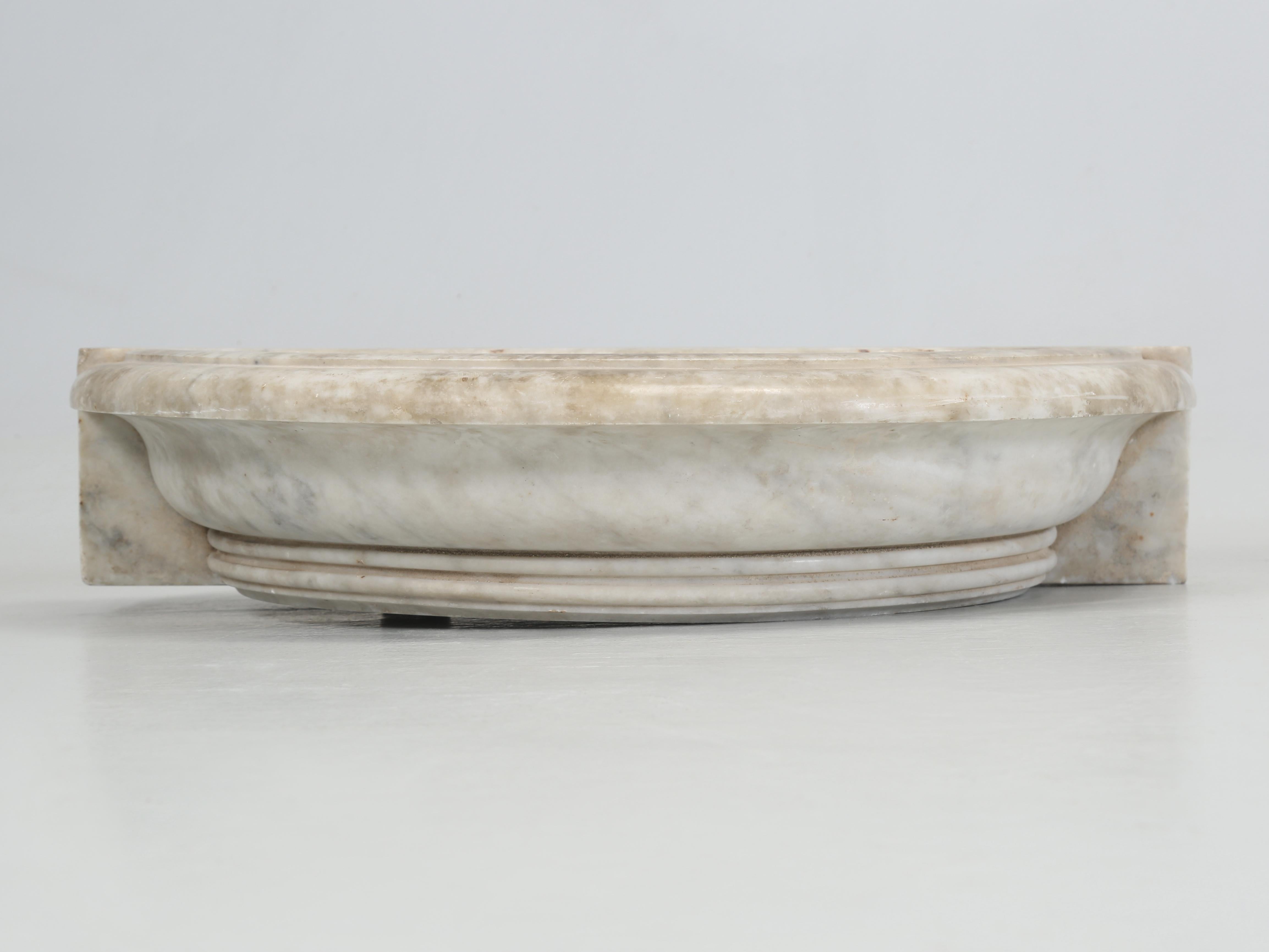 French Antique Marble Sink from the Toulouse Region Perfect of Powder Room Bathroom