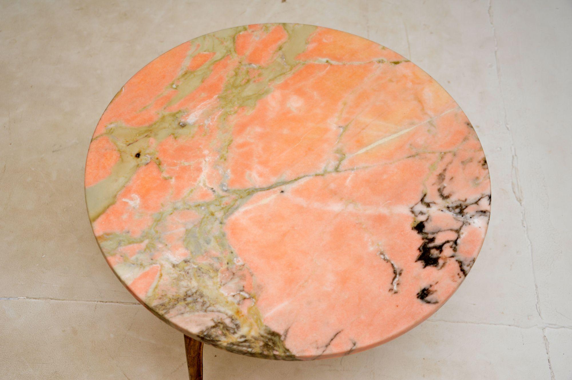 Antique Marble Top Brass Side Table / Coffee Table at 1stDibs vintage