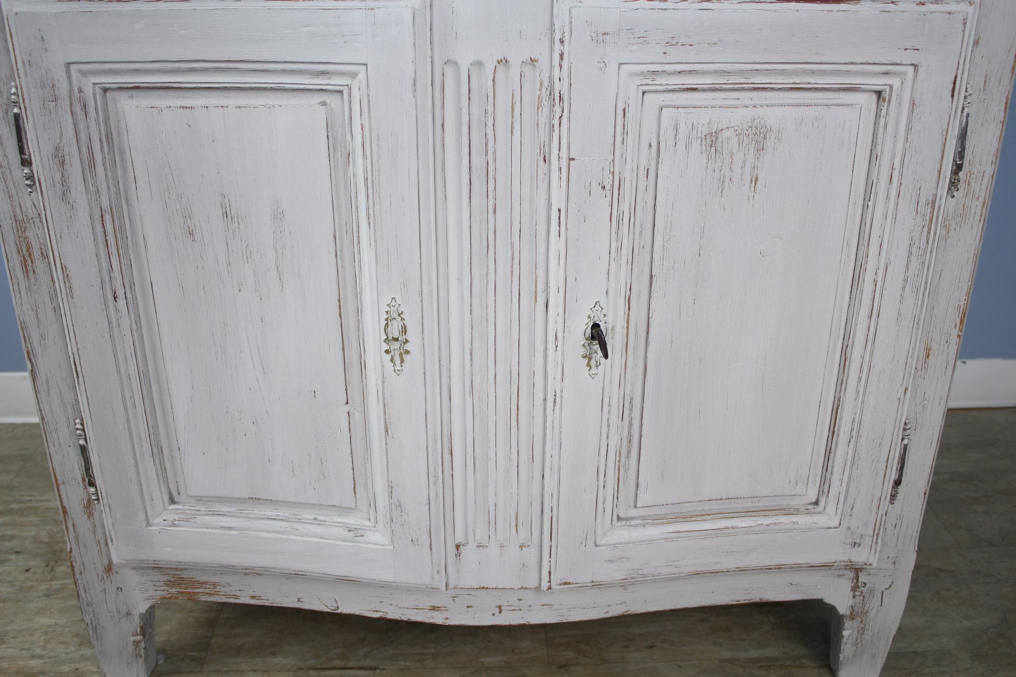Antique Marble-Top Buffet, Newly Painted For Sale 1