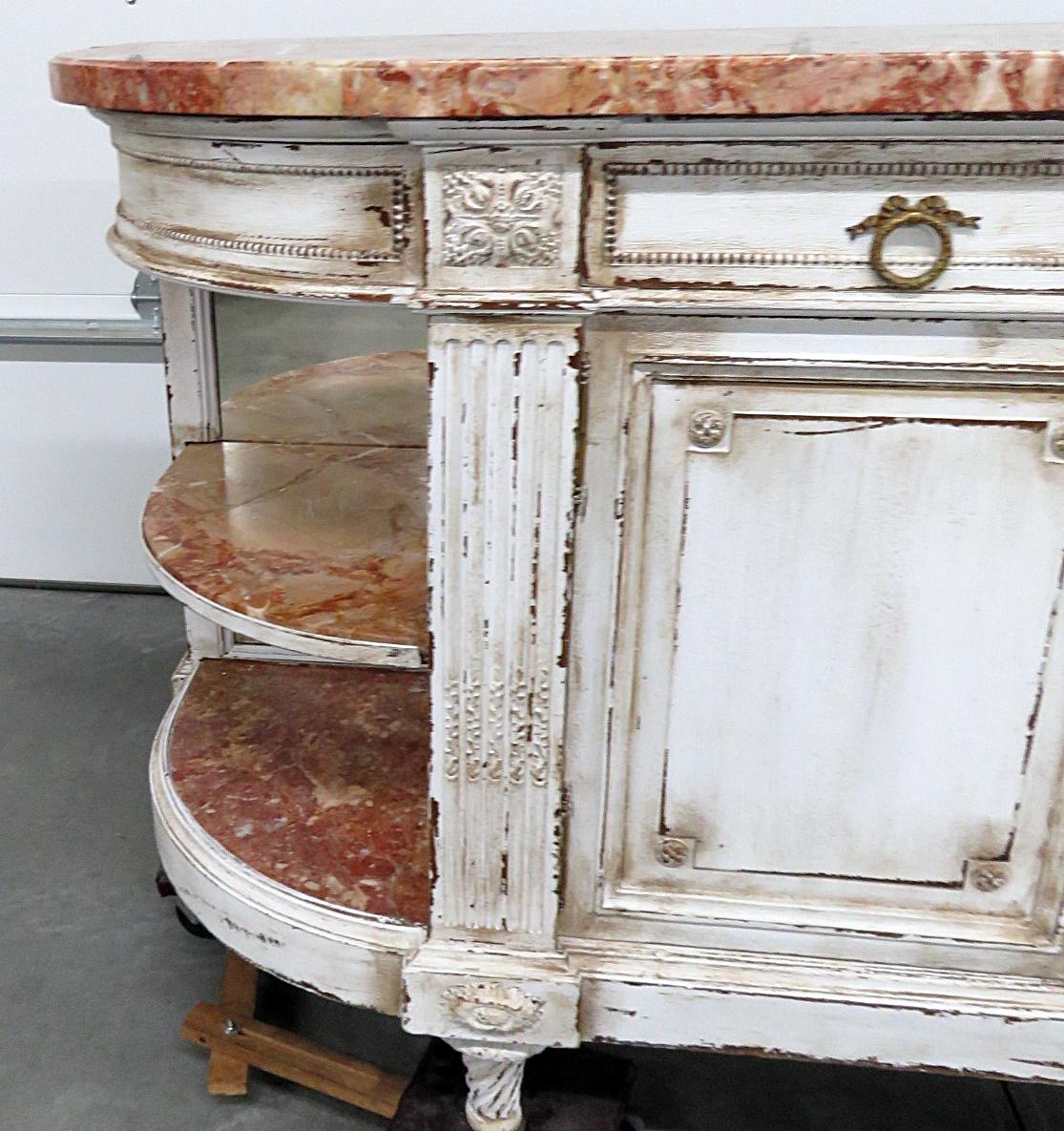 marble top sideboard
