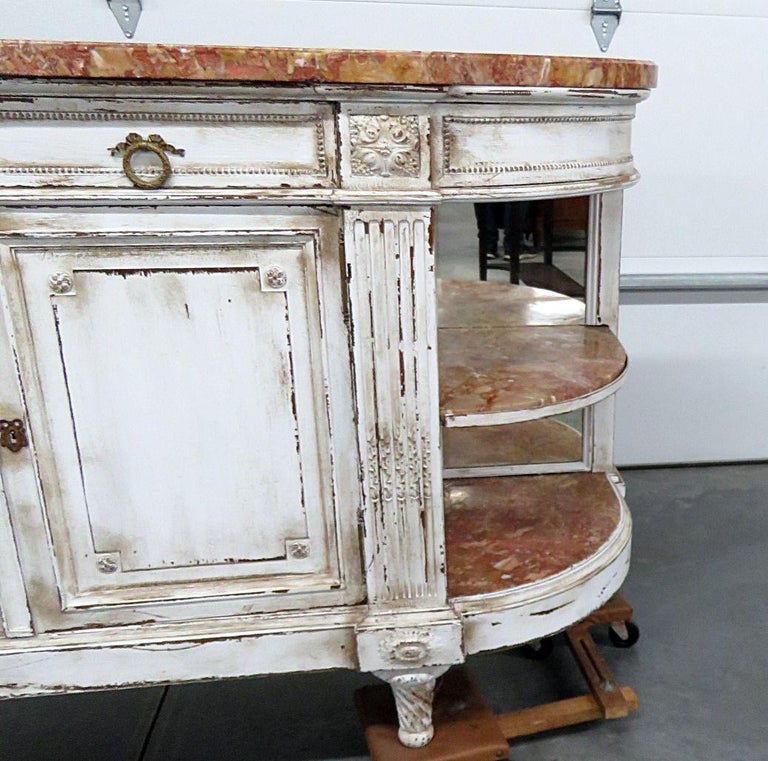 Antique MarbleTop Sideboard Attributed to Forest at 1stDibs