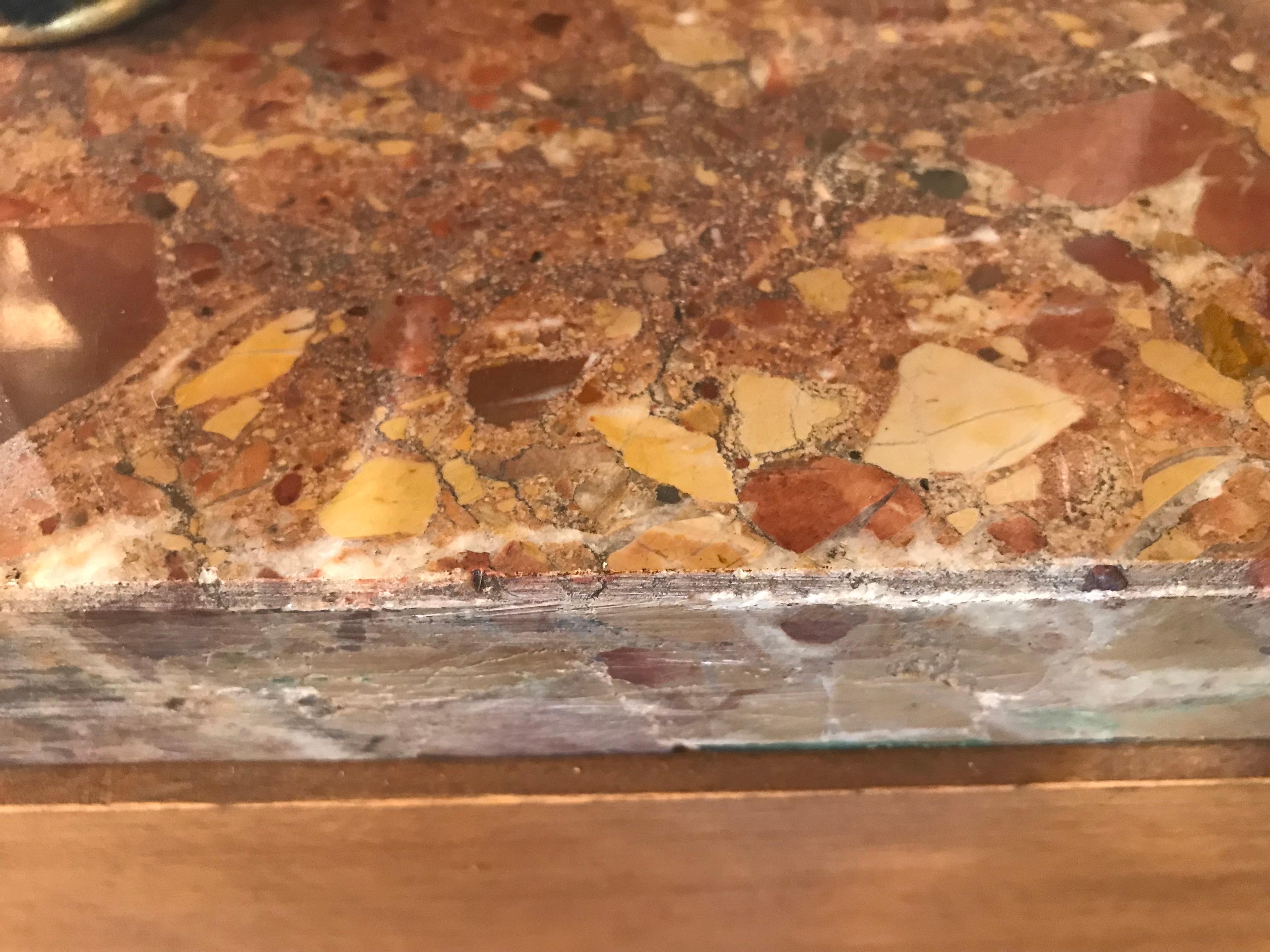 Antikes Sideboard mit Marmorplatte im Angebot 1