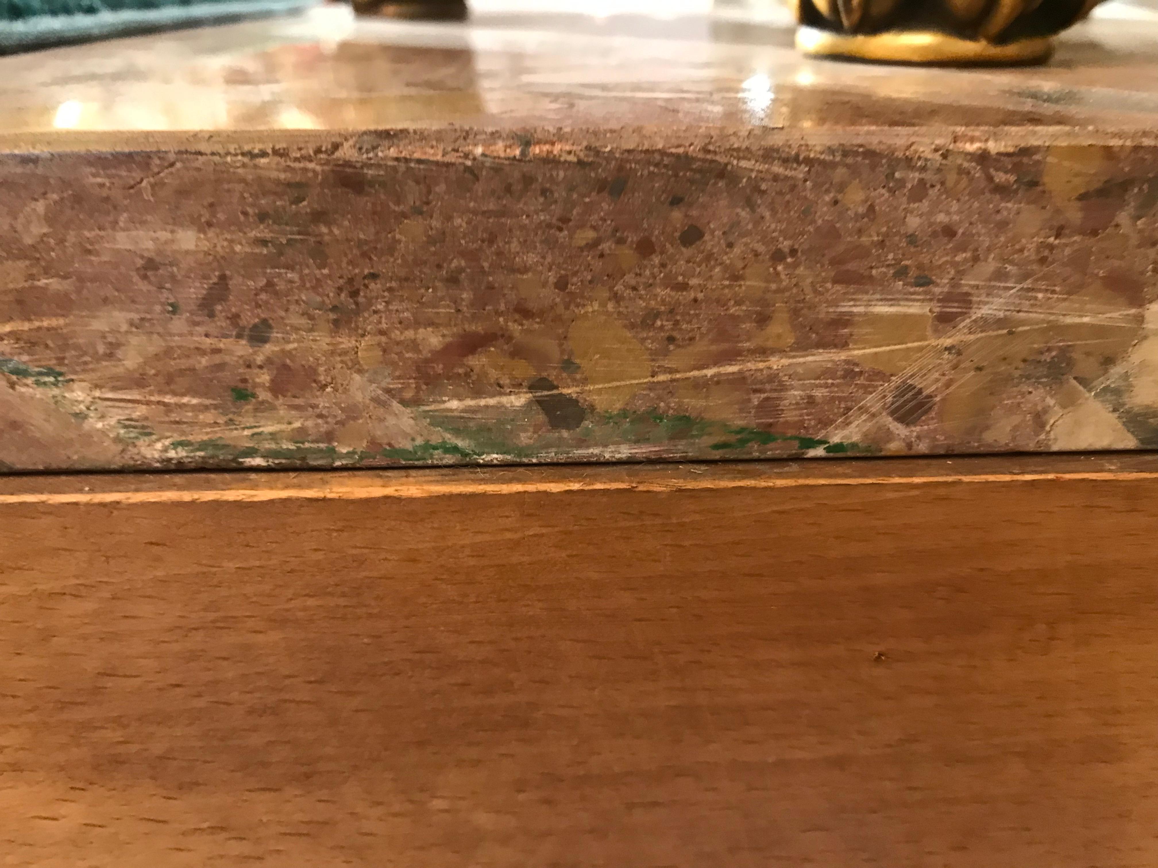 Antikes Sideboard mit Marmorplatte im Angebot 2
