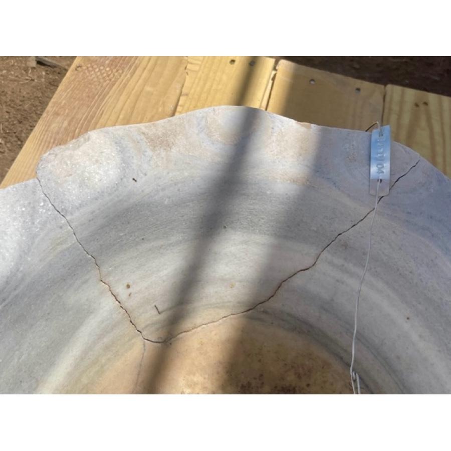 Antique Marble Vessel Sink - BA-0104 For Sale 2