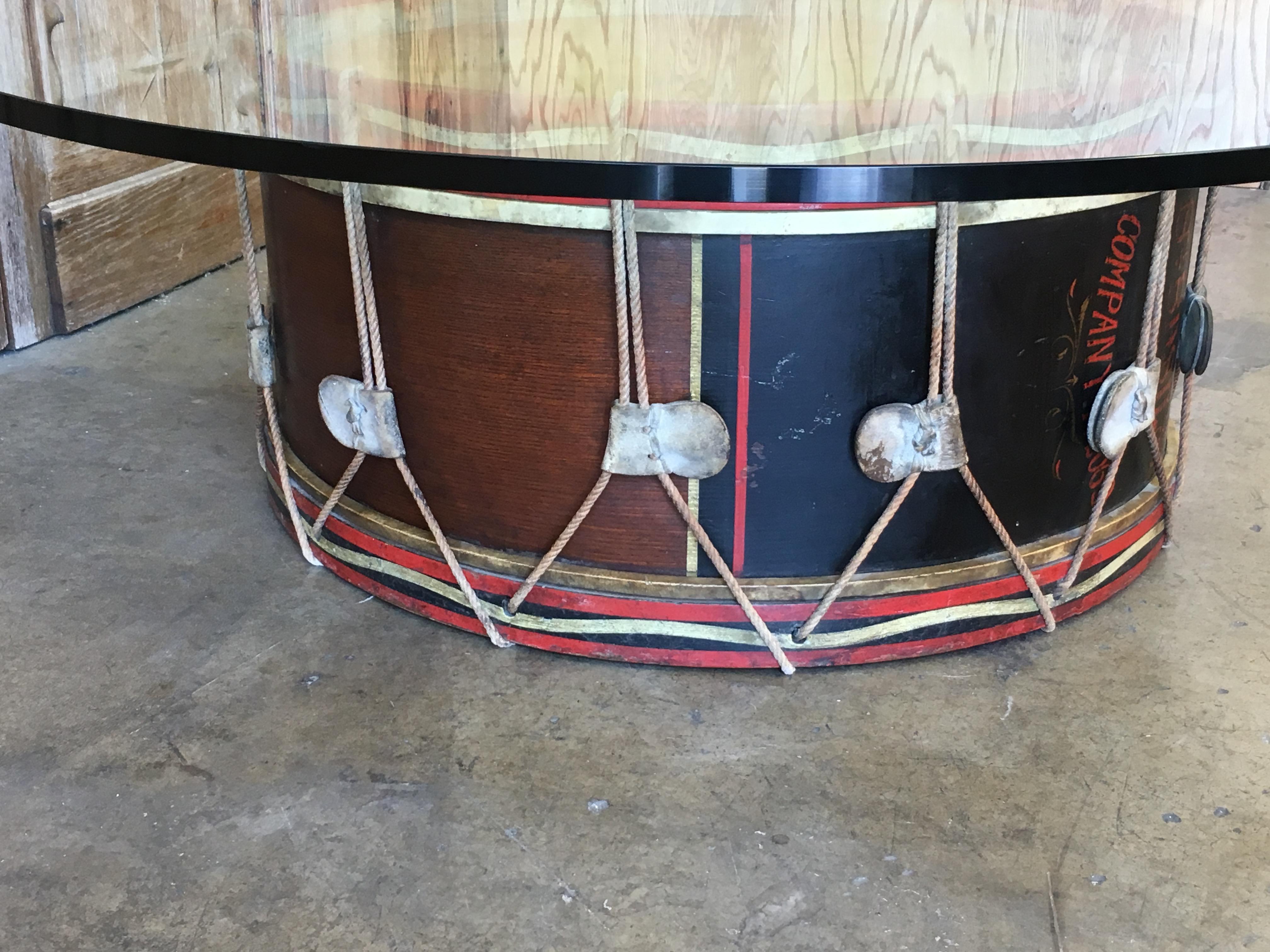 Antique Marching Band Drum from the Church Lad's Brigade 2