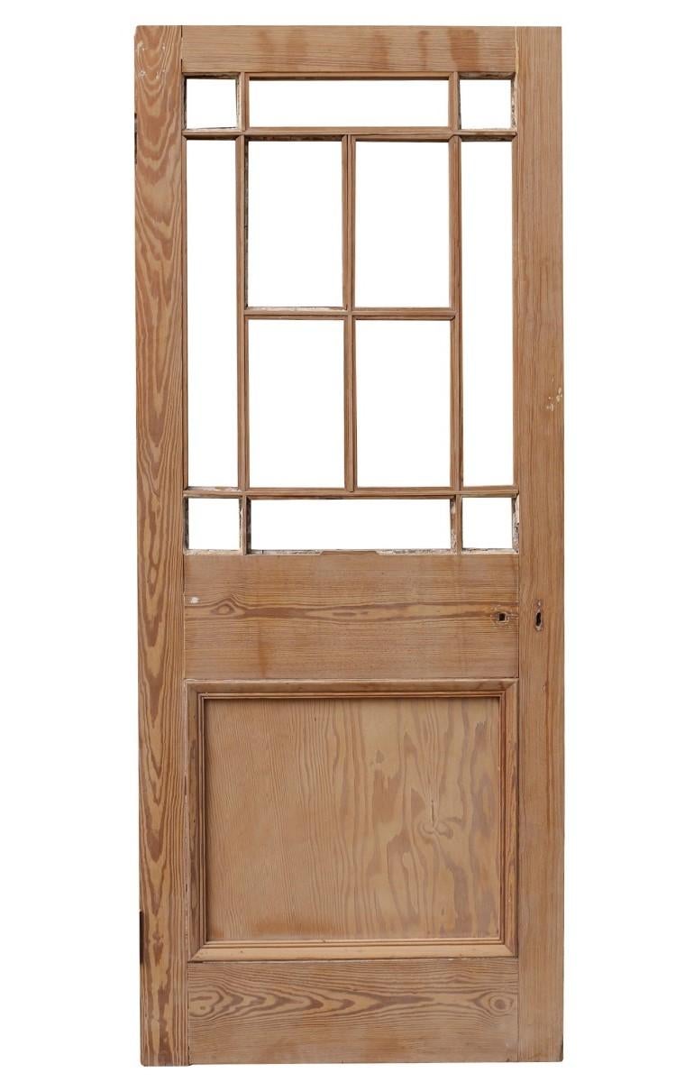 An external margin glazed style door.