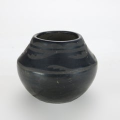 Antiguo Maria Martinez Cerámica Pueblo Nativo Americano de San Ildefonso C1910