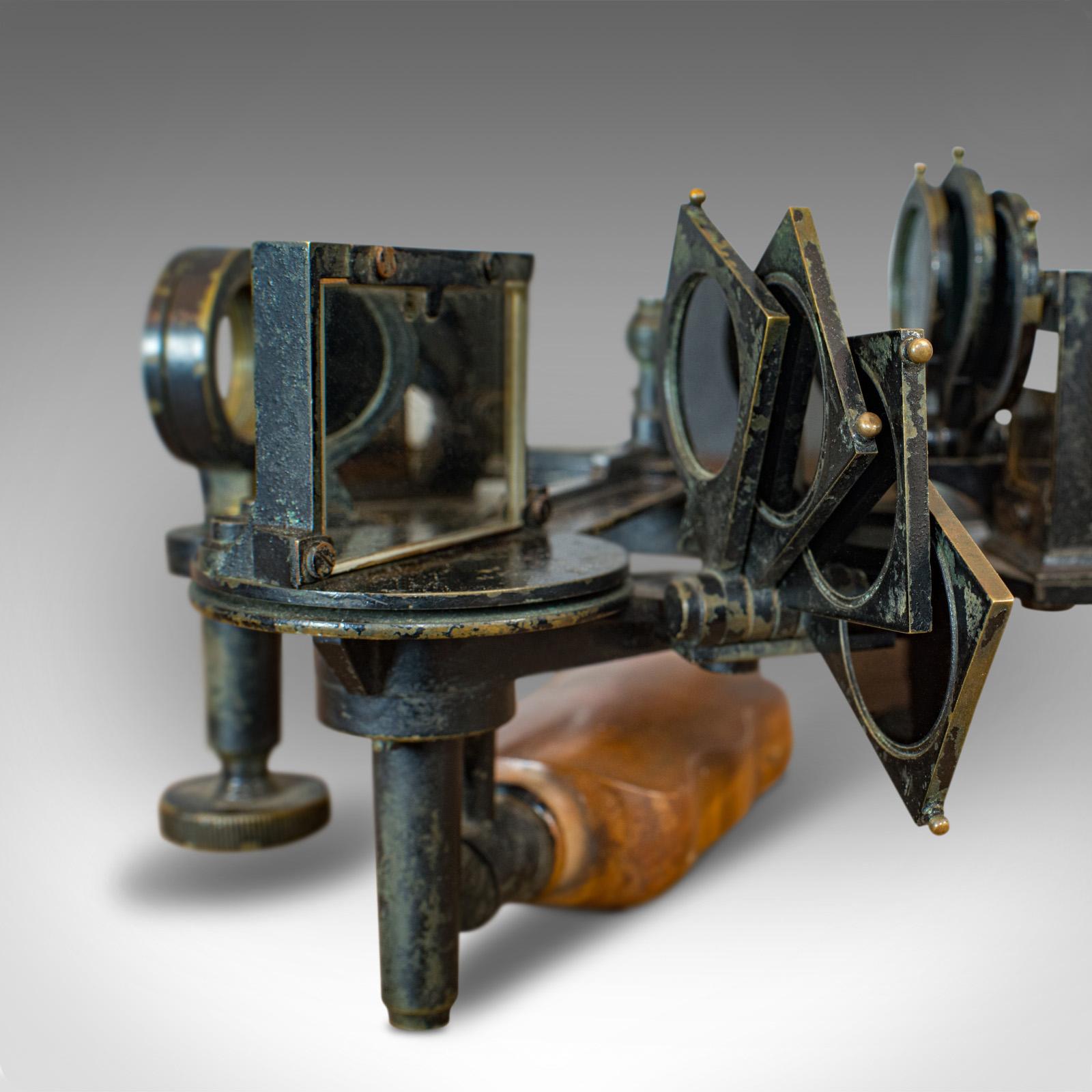 Maritime Sextant, Brass, Admiralty, Naval, Instrument, Victorian, circa 1900 2