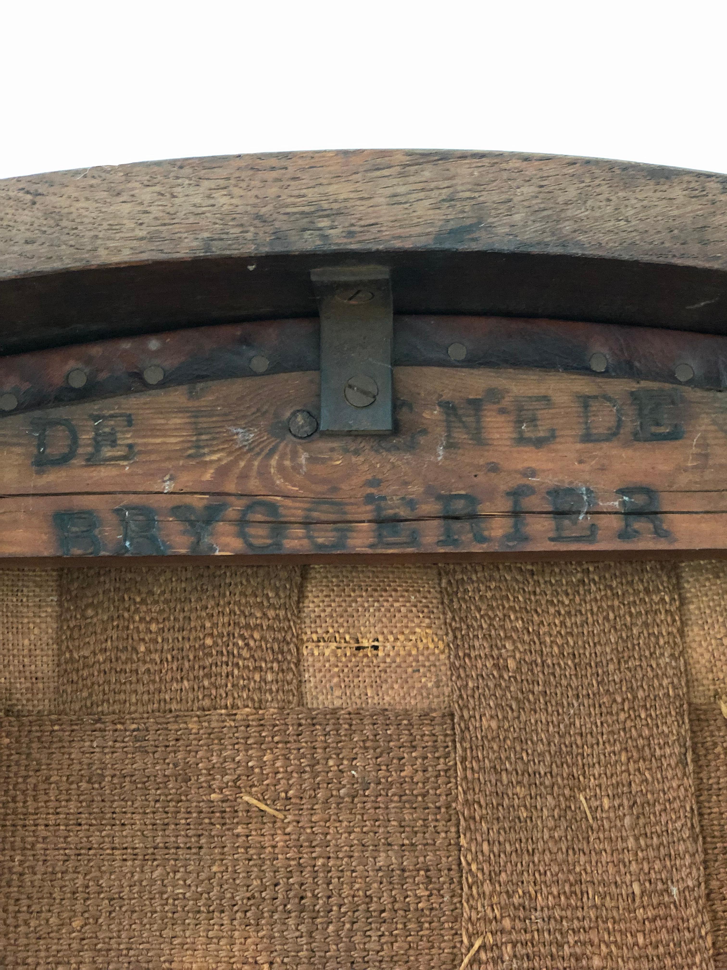 Chaise de salle à manger ancienne marquée Copenhague Danemark 1902 en vente 5