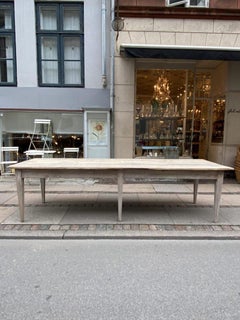 Antique Marketing/Working Long Table, Monastry, France
