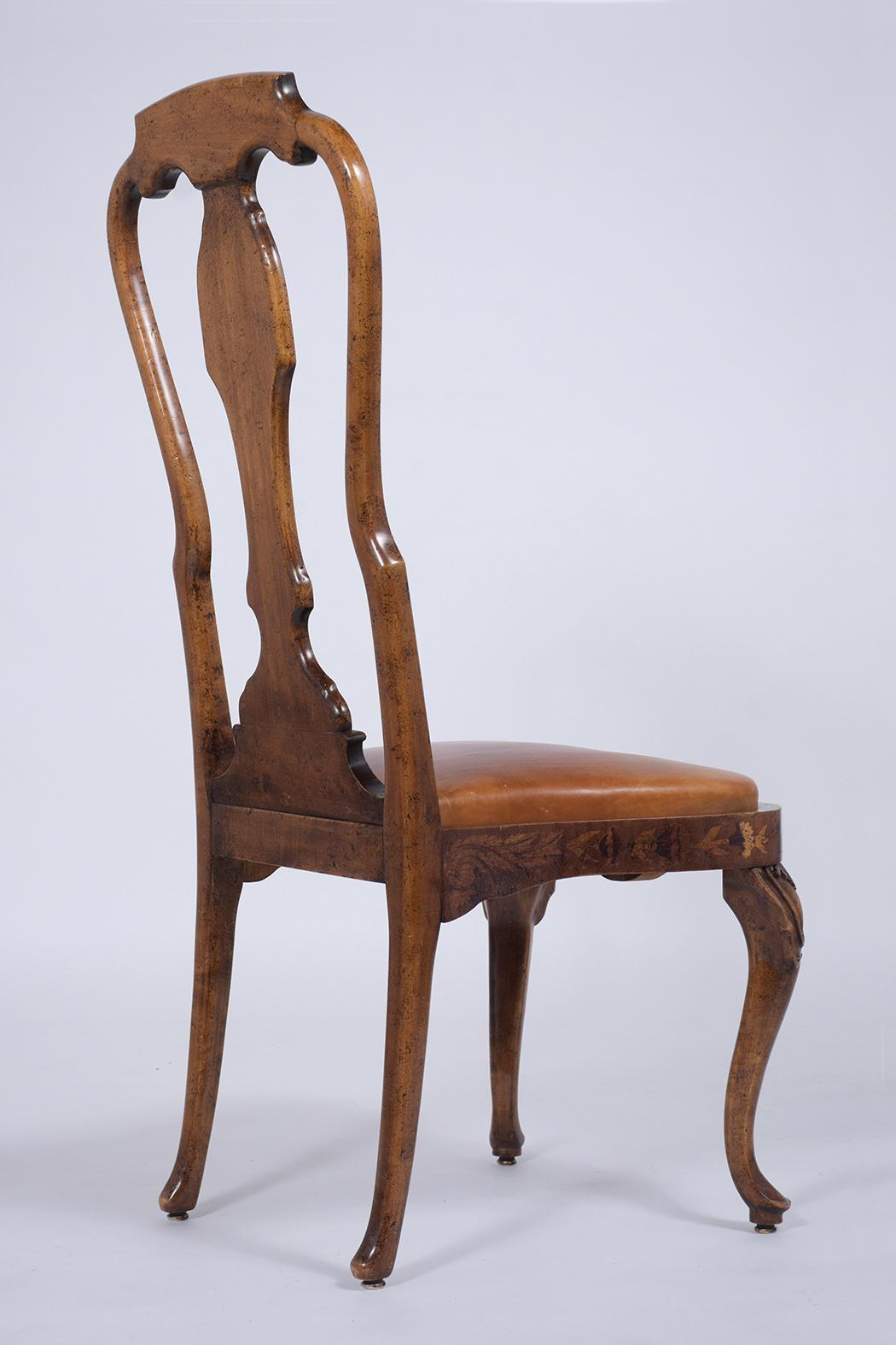 Antique Marquetry Chair 1