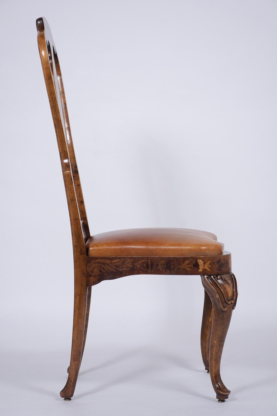 19th Century Antique Marquetry Chair