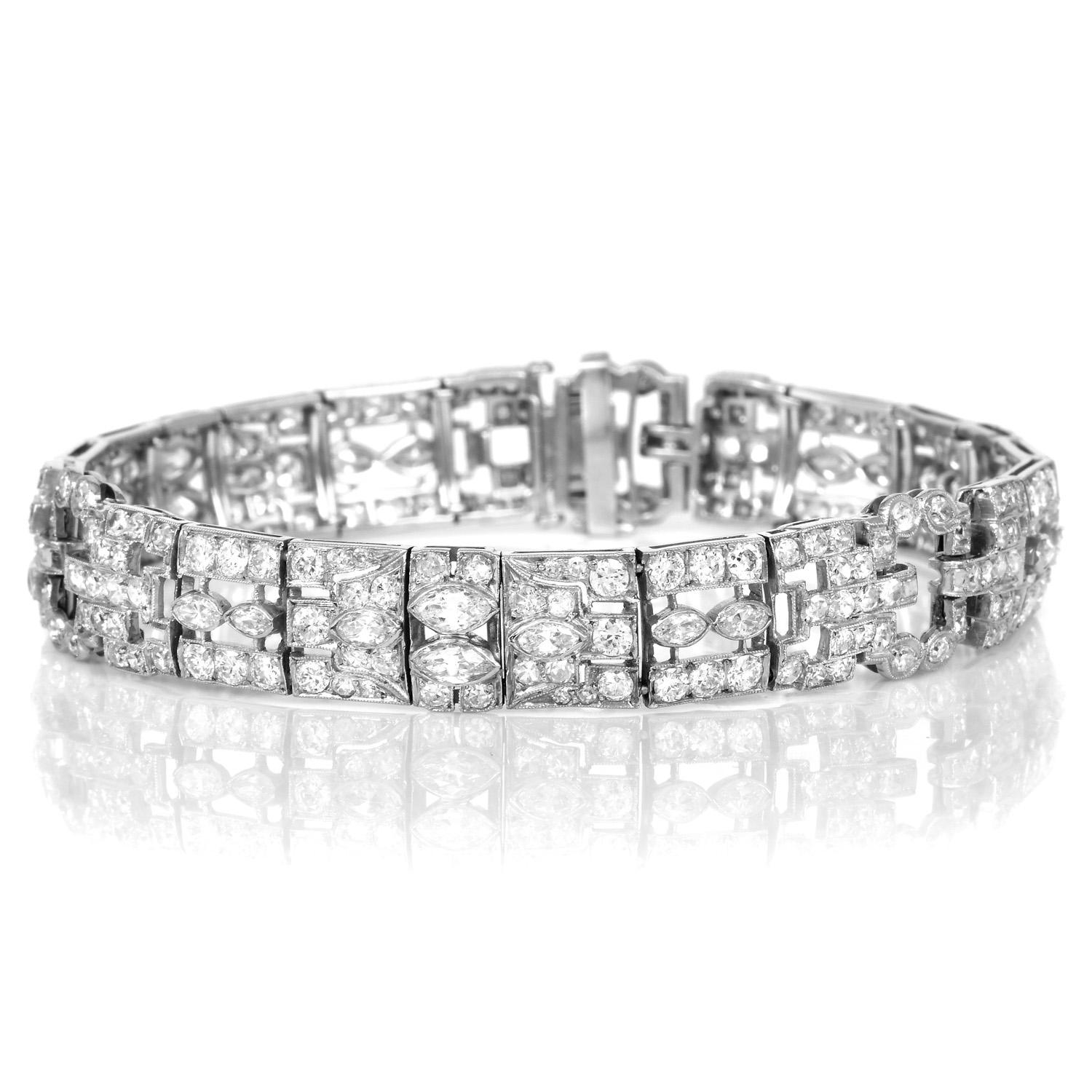 marquise diamond tennis bracelet