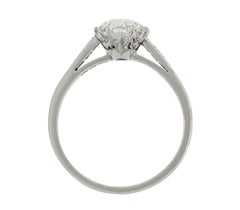 Antique marquise solitaire diamond ring, English, circa 1910.