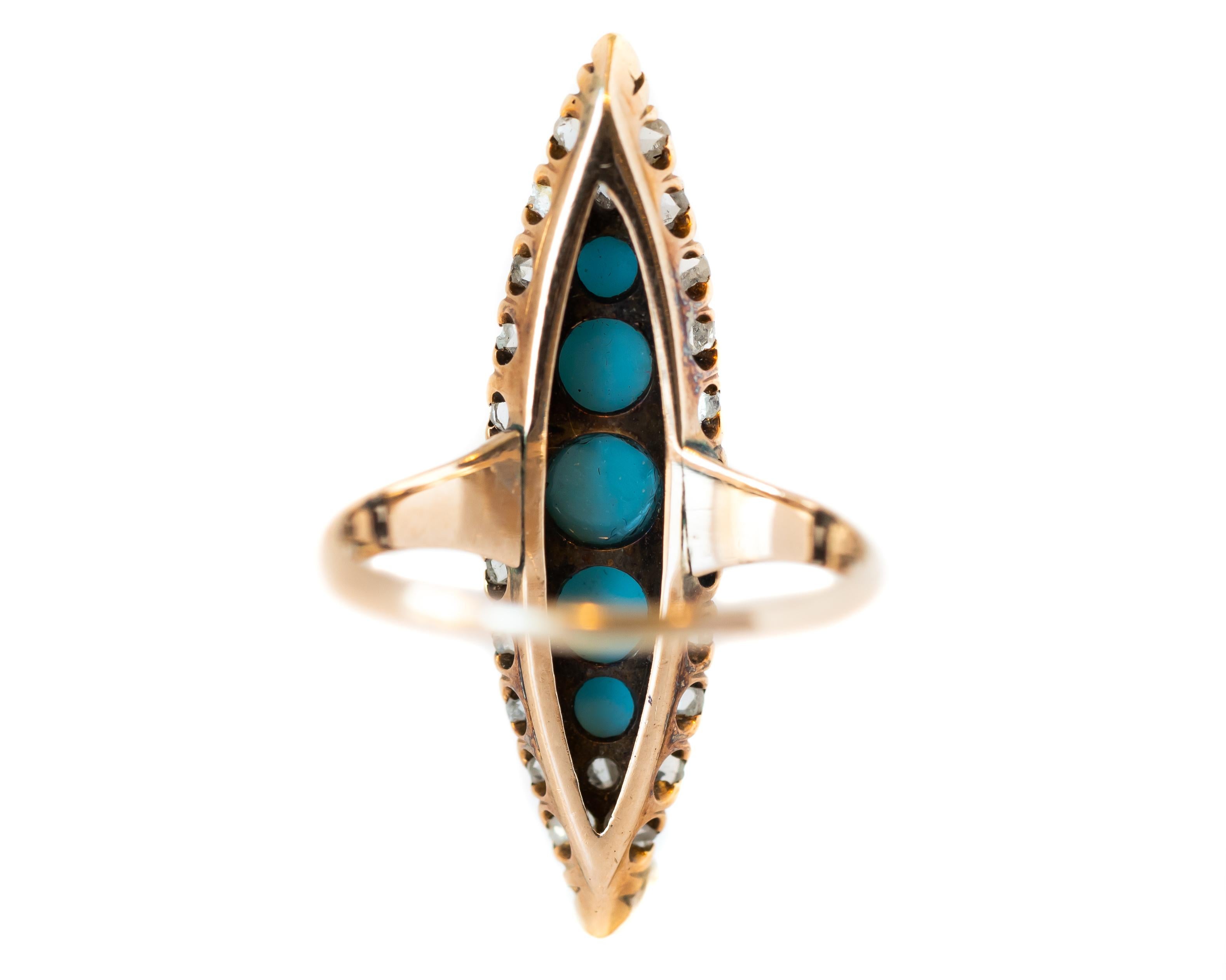 turquoise marquise ring