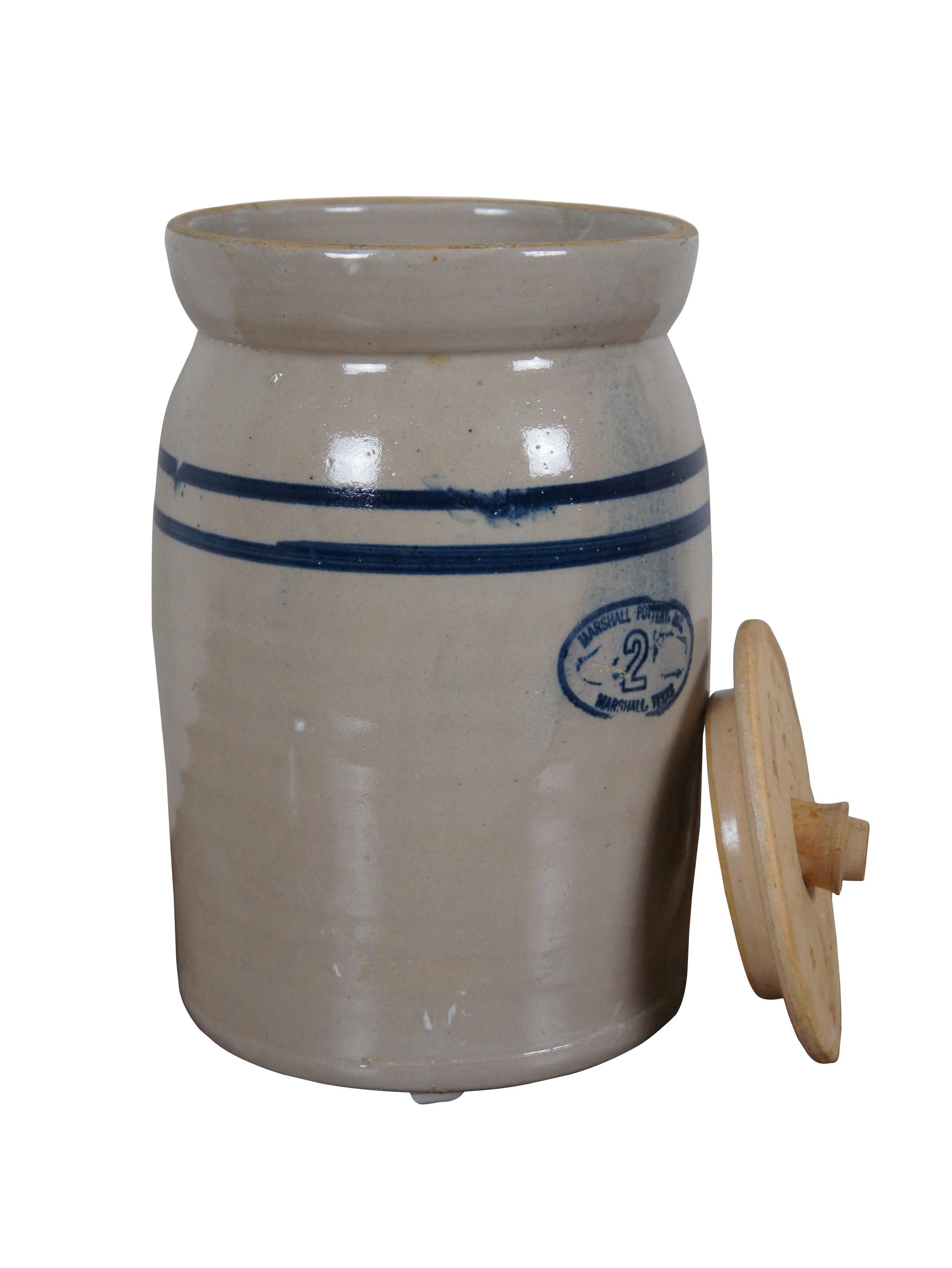 marshall pottery butter churn