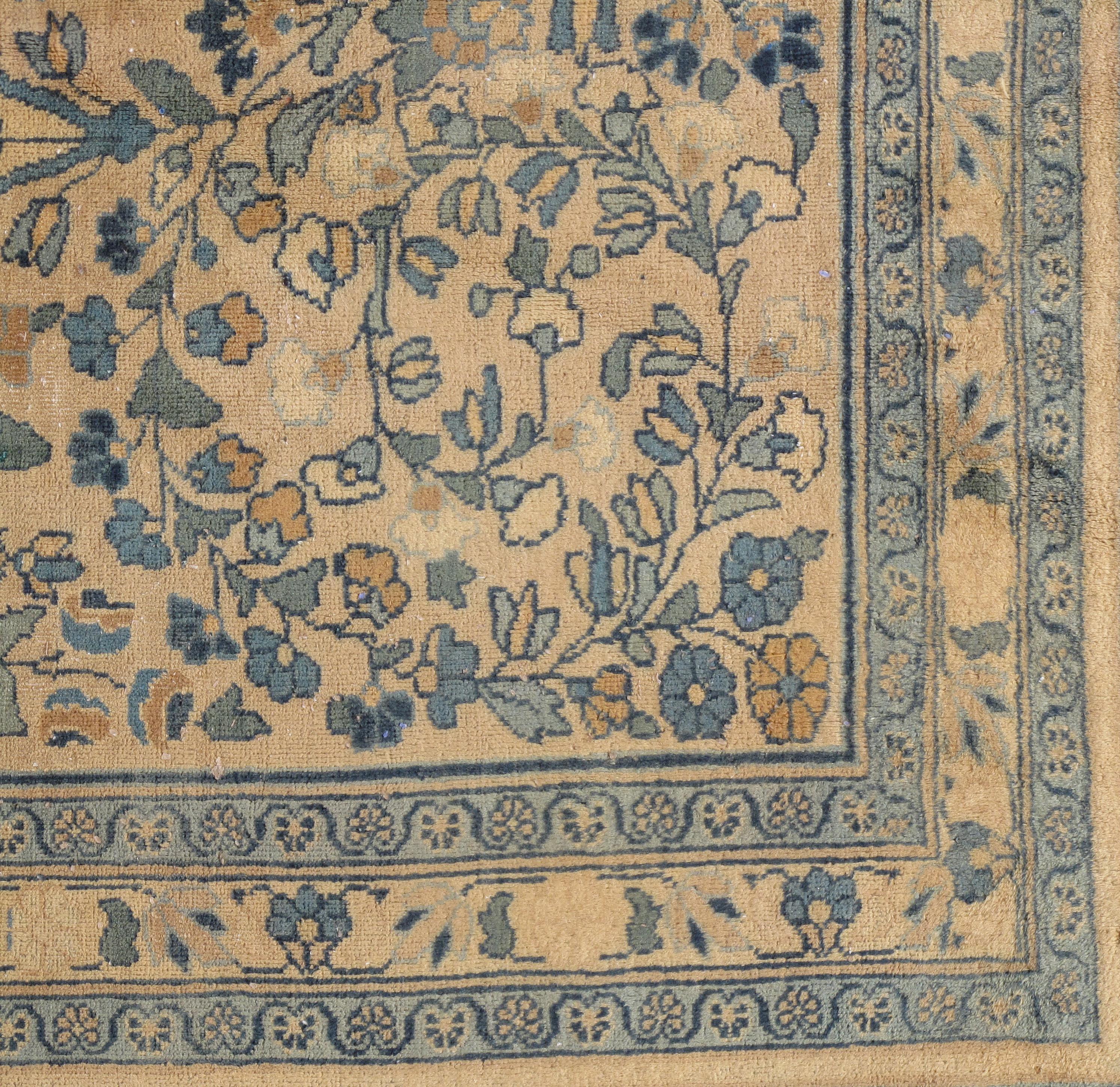 antique mashad persian rug
