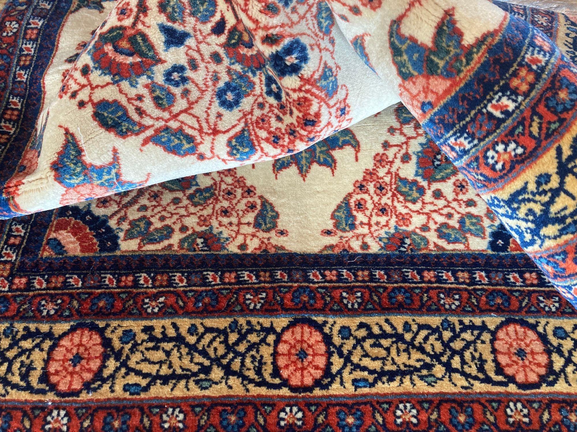 Tappeto antico Mashad 1,34m X 0,79m in vendita 7