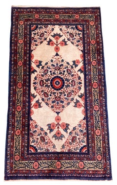Antique Mashad Rug 1.34m X 0.79m