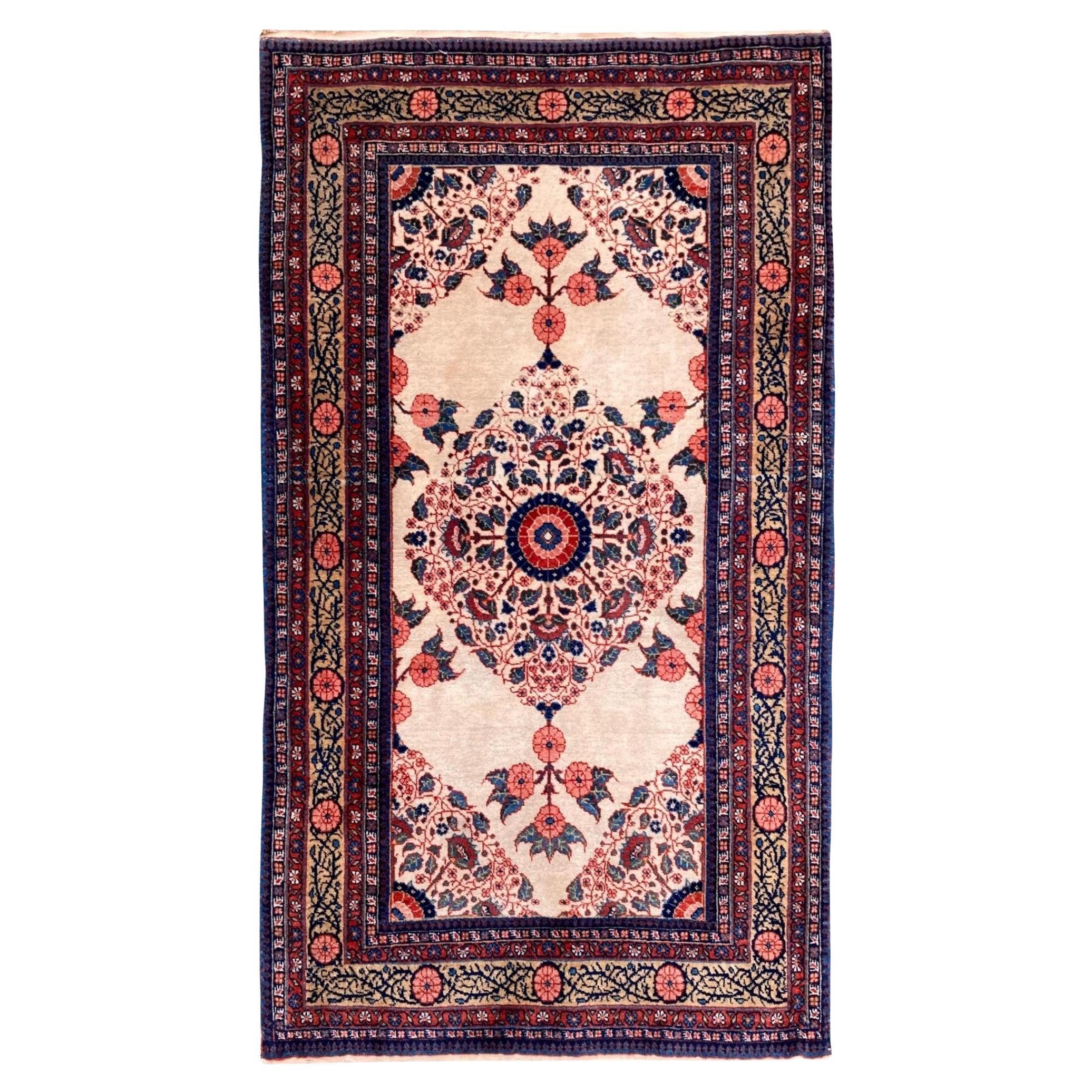 Antiker Mashad Teppich 1.34m X 0.79m