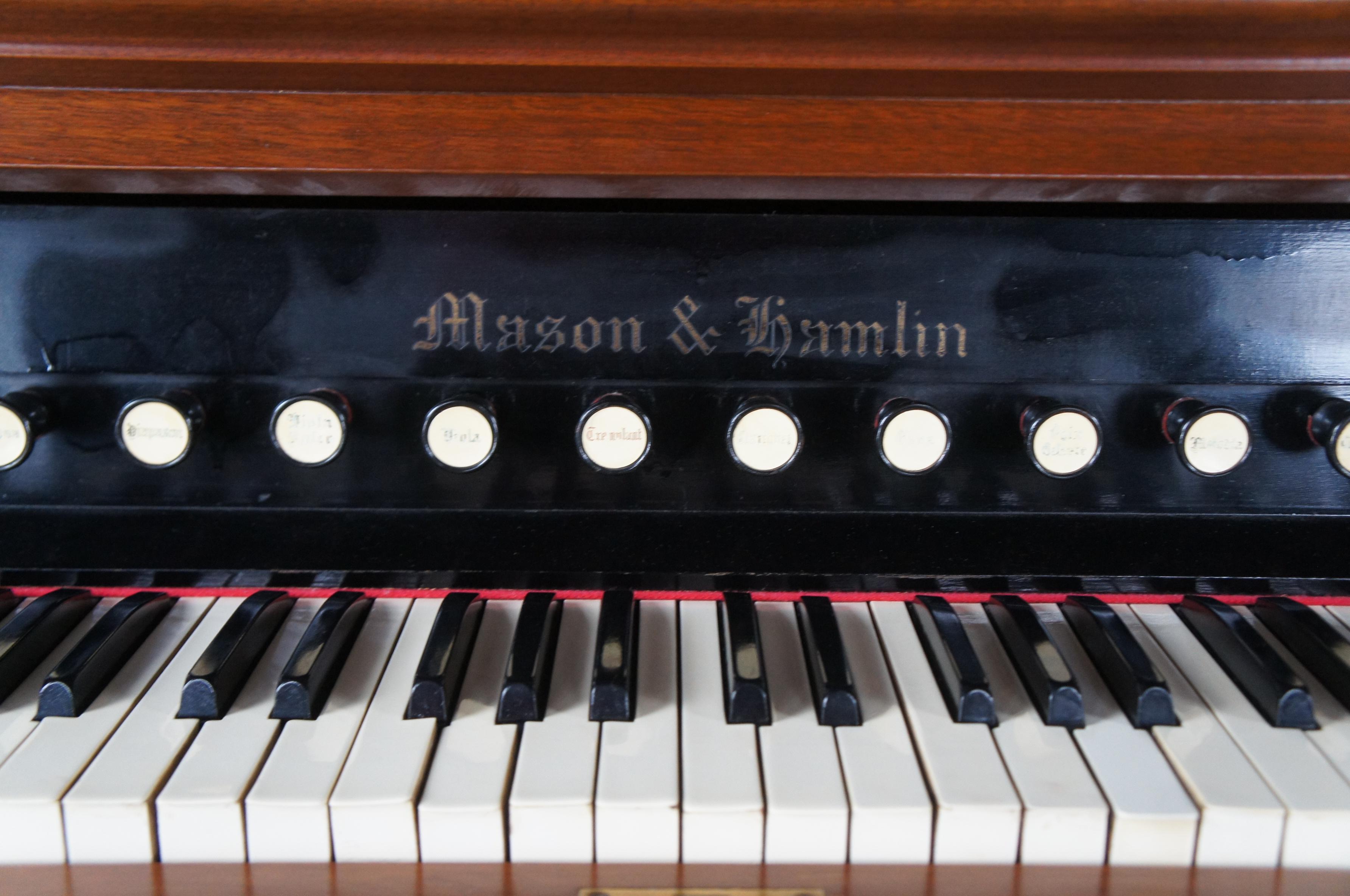 mason and hamlin pump organ value