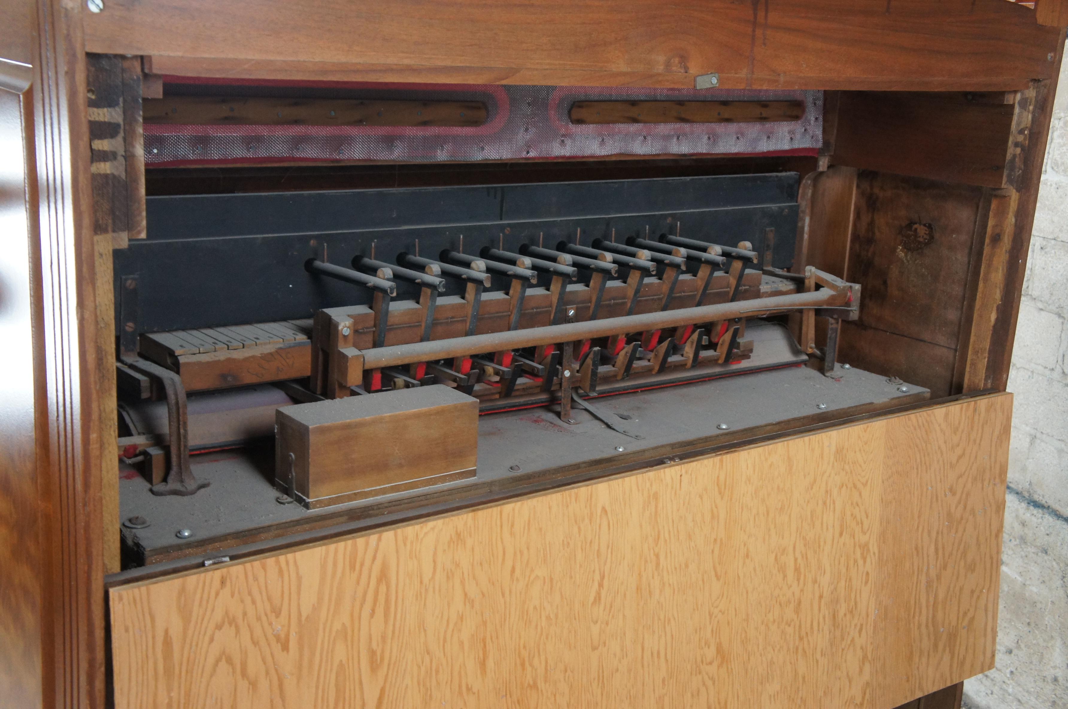 Antique Mason & Hamlin Victorian Eastlake Walnut Reed Chapel Pump Organ & Stool 1