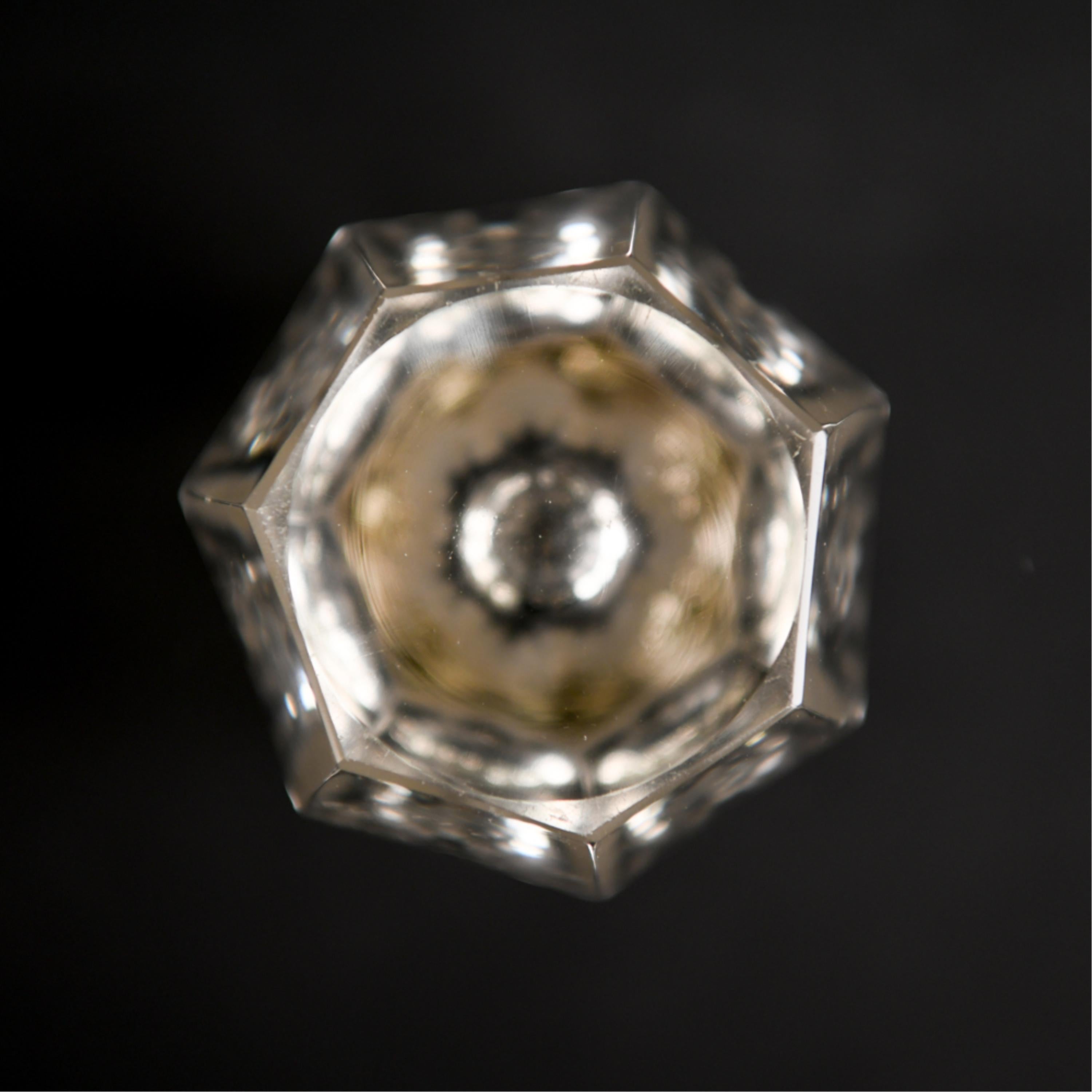 Ancienne tasse en verre gravée maçonnique 7