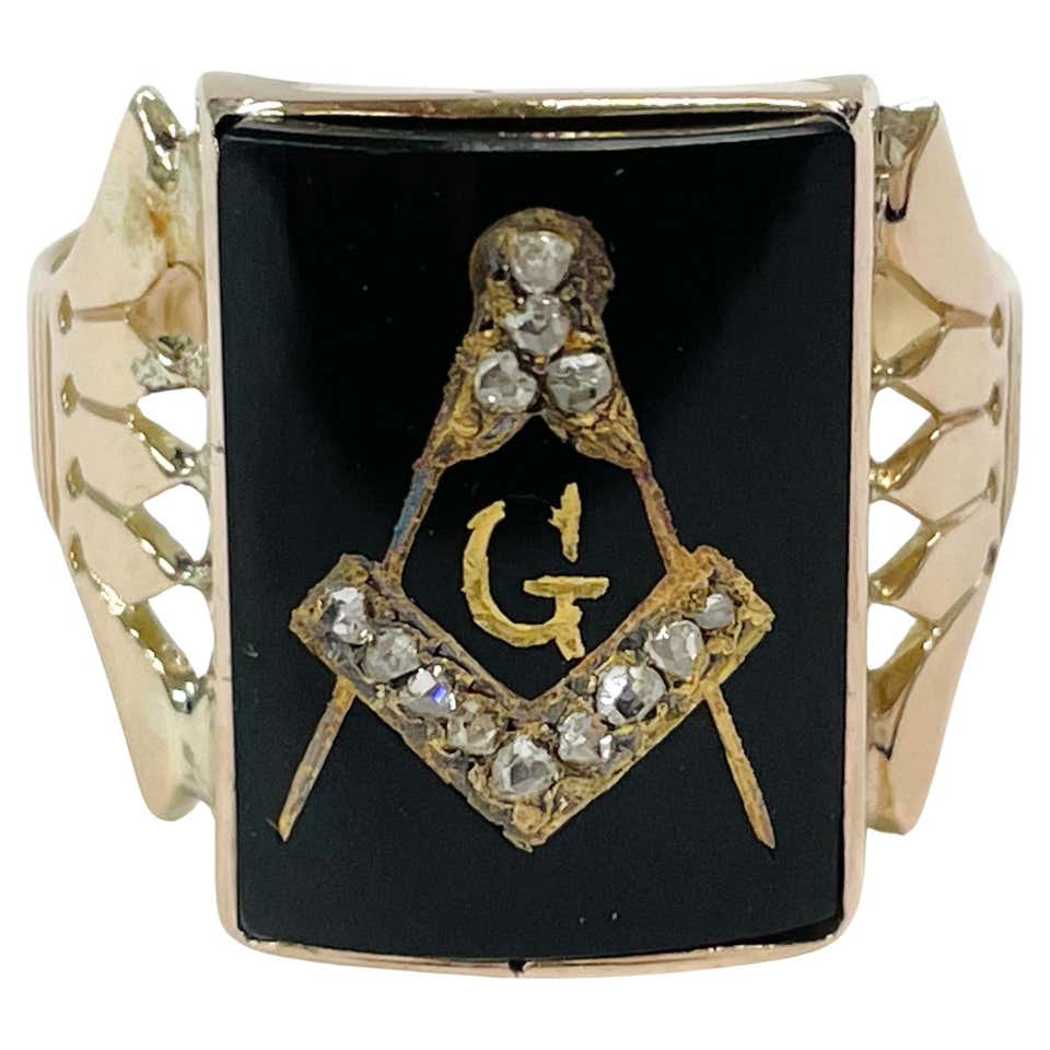 Masonic Rings Pattern Masonic Ring - 86 For Sale on 1stDibs | vintage masonic rings, antique ...