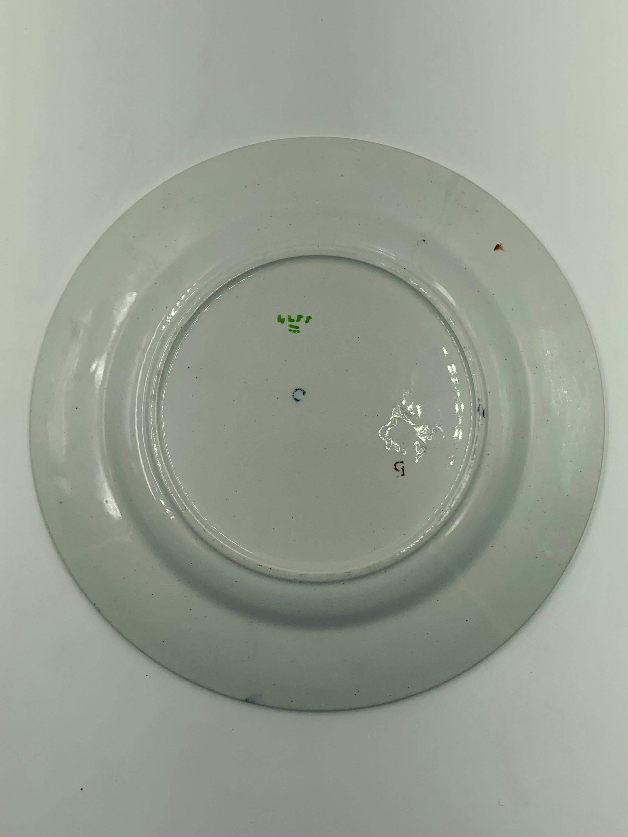 Terre de fer Ensemble de 12 assiettes anciennes en Ashworth Ironstone, Angleterre, 1862-1880 en vente