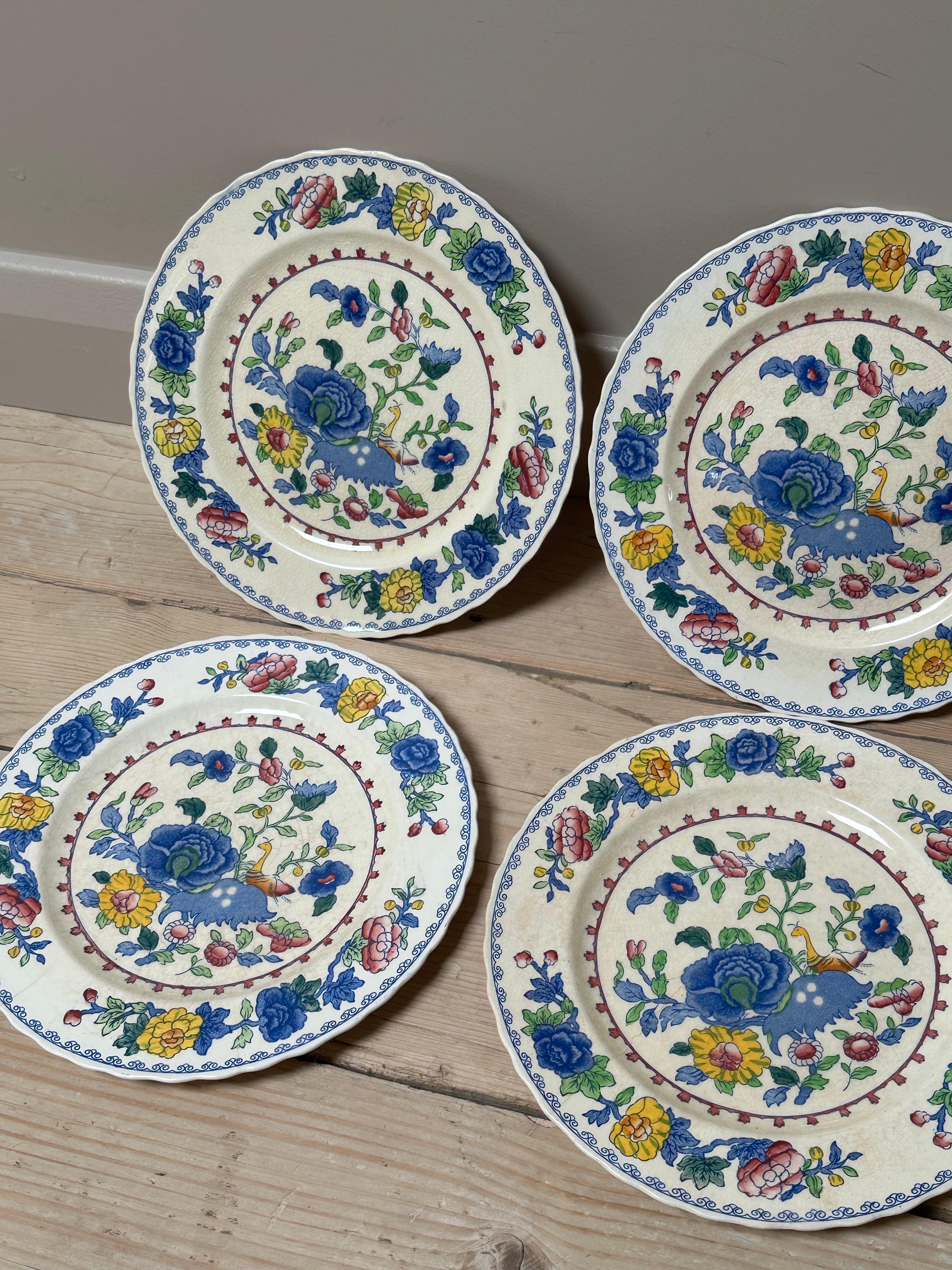 Antique Mason's “Regency” Ironstone Dinnerware Set, England, Circa