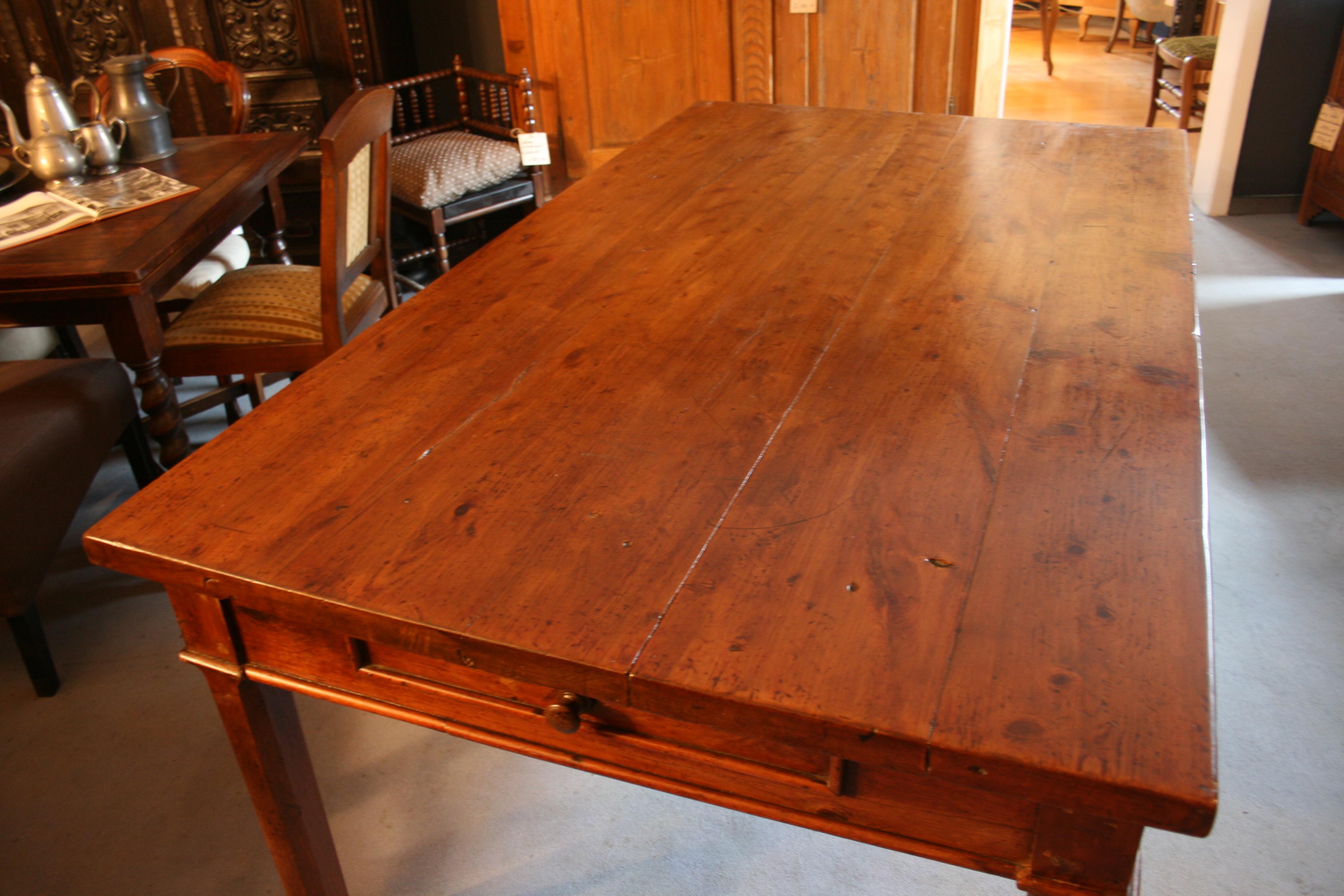 Antique Massive Farmhouse Table from Tuscany, Italy 4