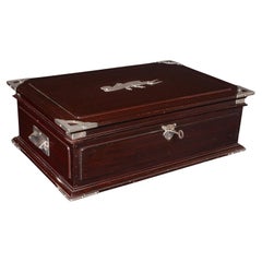 Antike Master Craftsman's Retirement-Schachtel eines Handwerksmeisters, englisch, Keepsake-Etui, viktorianisch