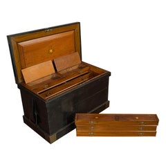 Retro Master Shipwright's Chest, English, Mahogany, Tool Trunk, Victorian