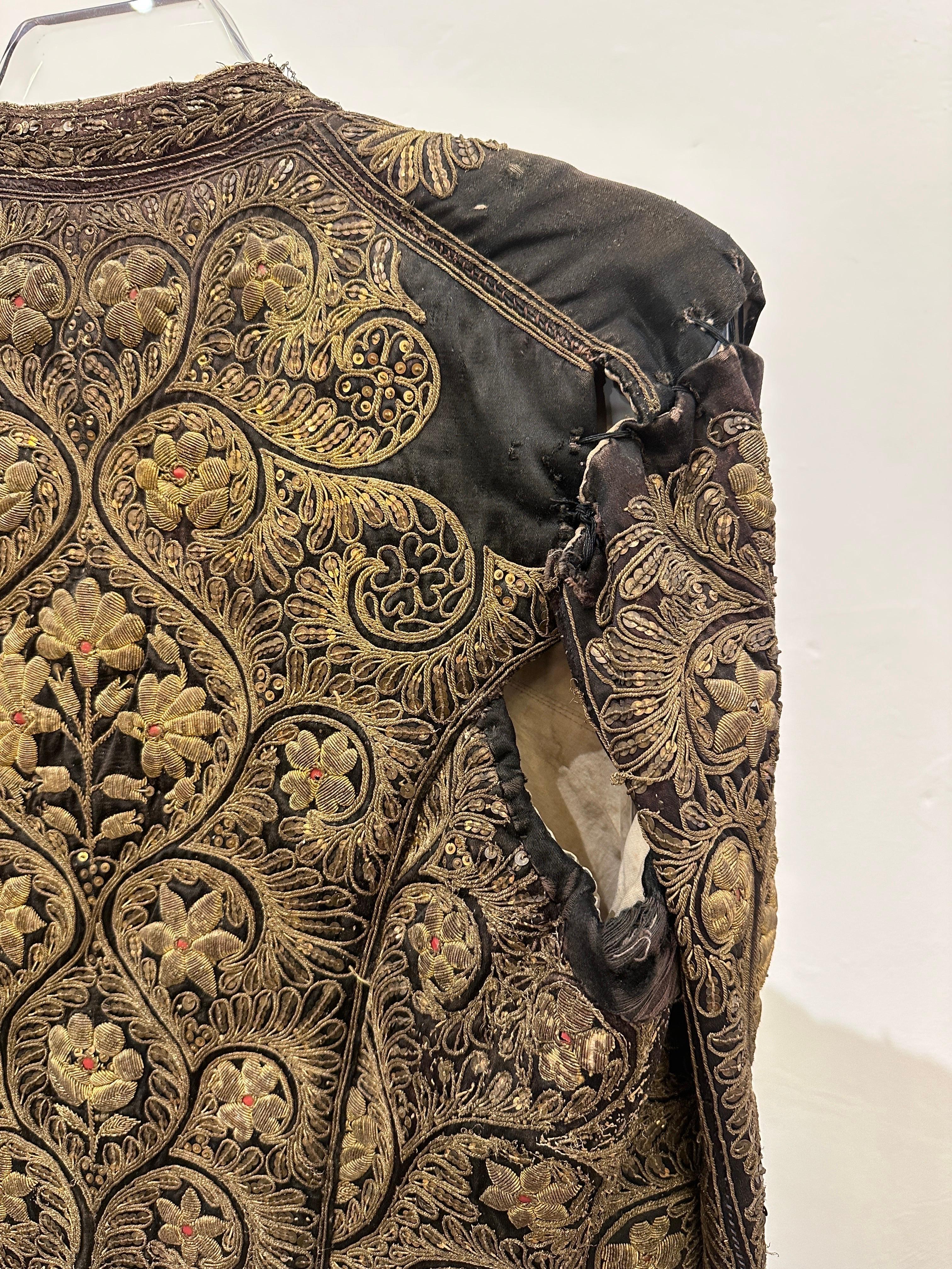 Antique Matador/ Bull Fighter's Jacket in Custom Acrylic Box, circa 1850s For Sale 1