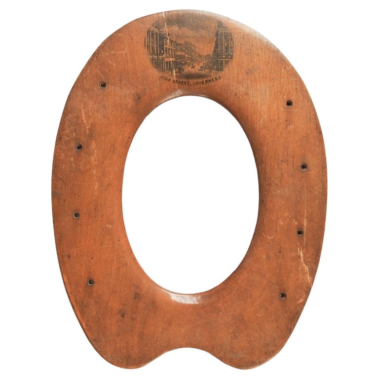 Antique Mauchline Treenware Horseshoe Picture Frame For Sale at 1stDibs