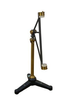 Antike Max Kohl Chemnitz Deutschland Messing Eisen Optical Polariscope Scope 15"