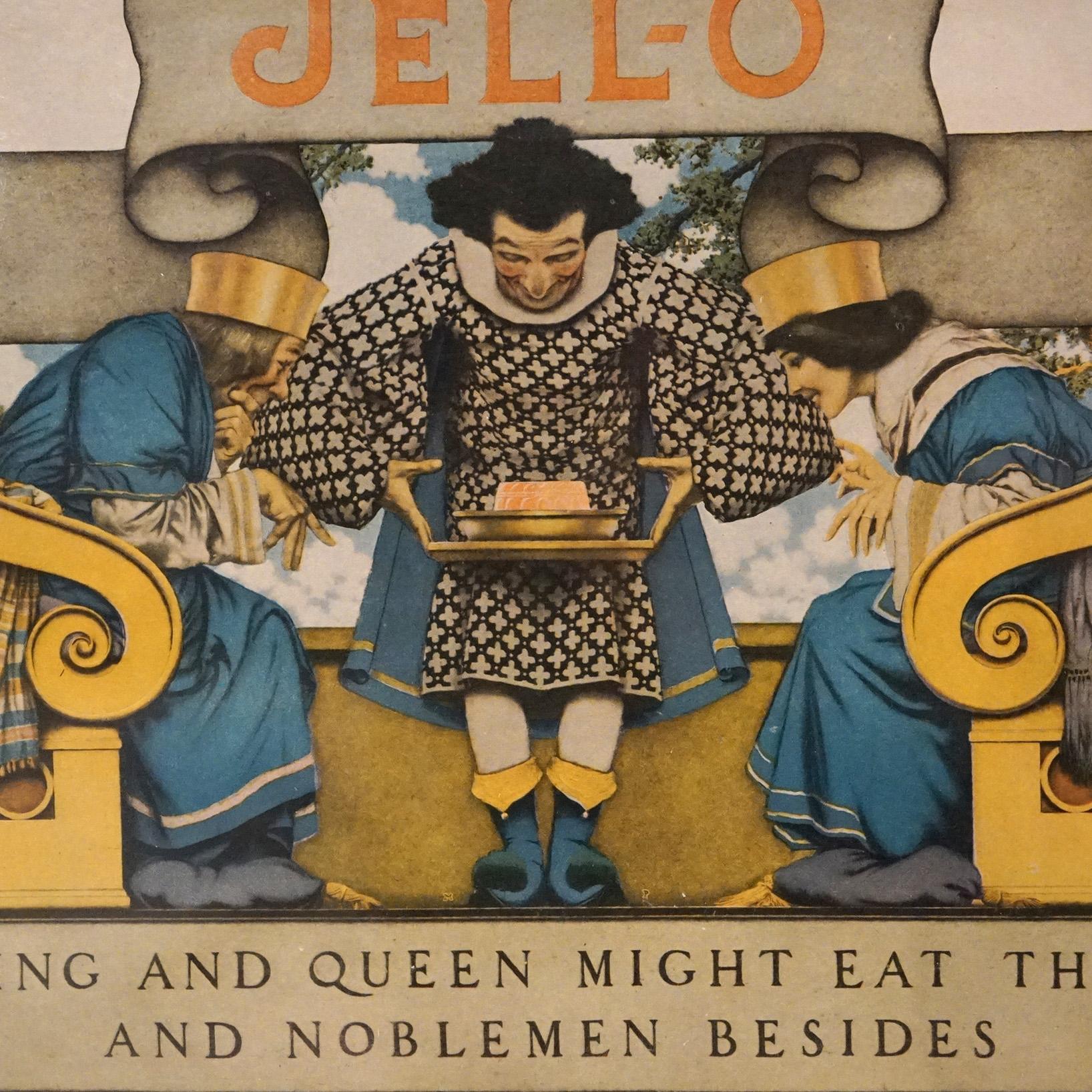 Antique Maxfield Parrish Advertising Prints (Ladies Journal, Jello & Fisk Tire) 4