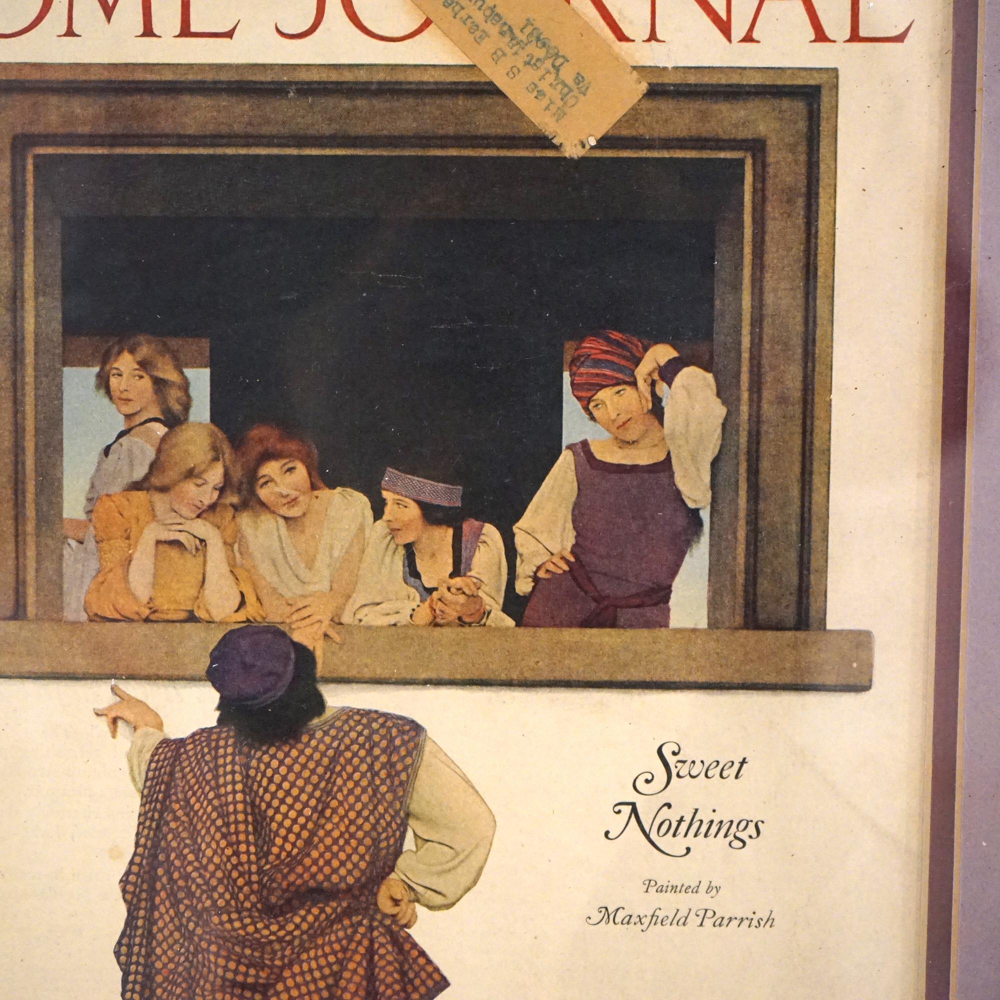 20th Century Antique Maxfield Parrish Advertising Prints (Ladies Journal, Jello & Fisk Tire)