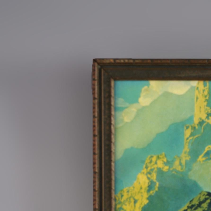 Stampa antica Maxfield Parrish Reinthal & Newman 
