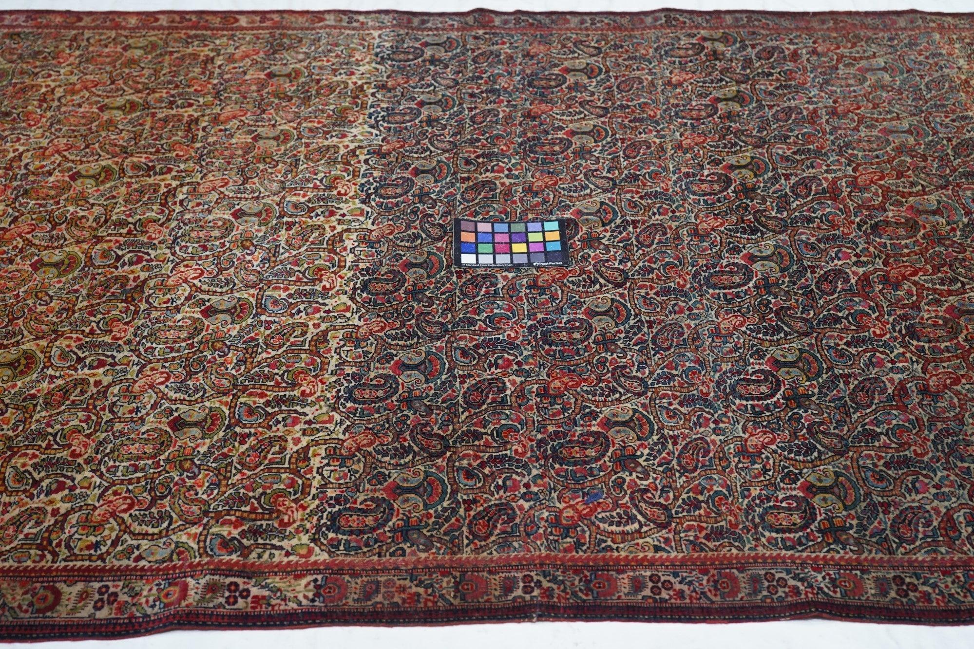 Wool Antique Mayaler 4'3'' x 6'5'' For Sale