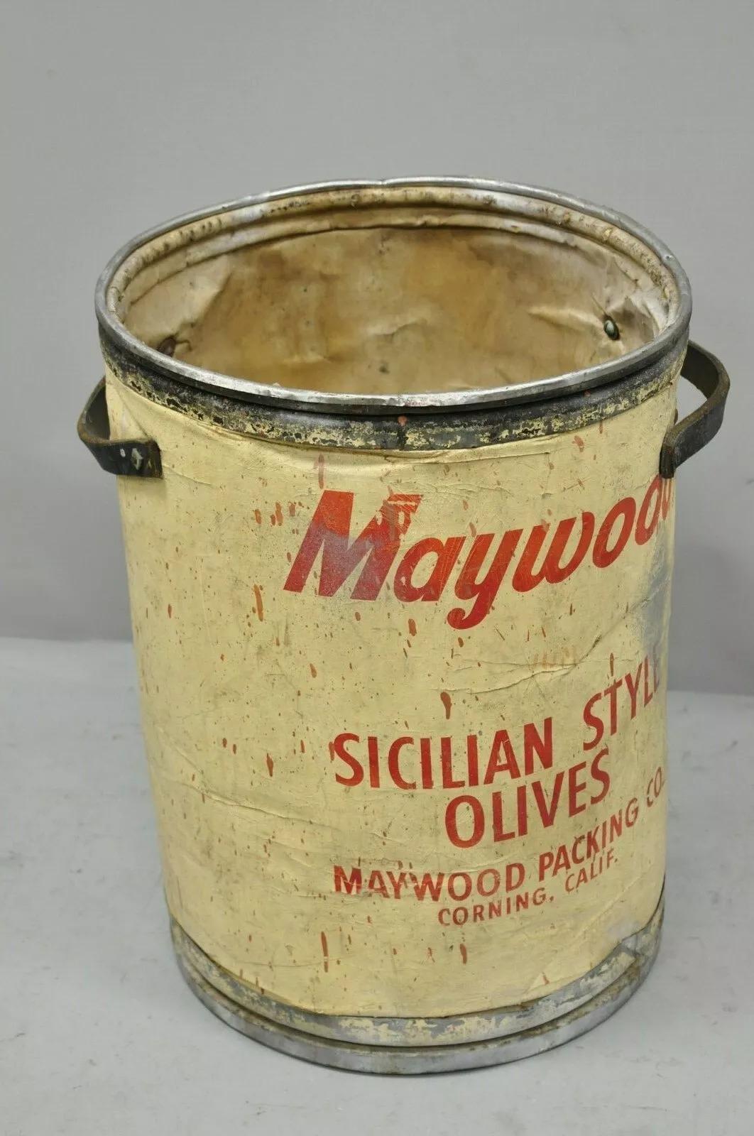 Antique Maywood Packaging Sicilian Olives Large 22