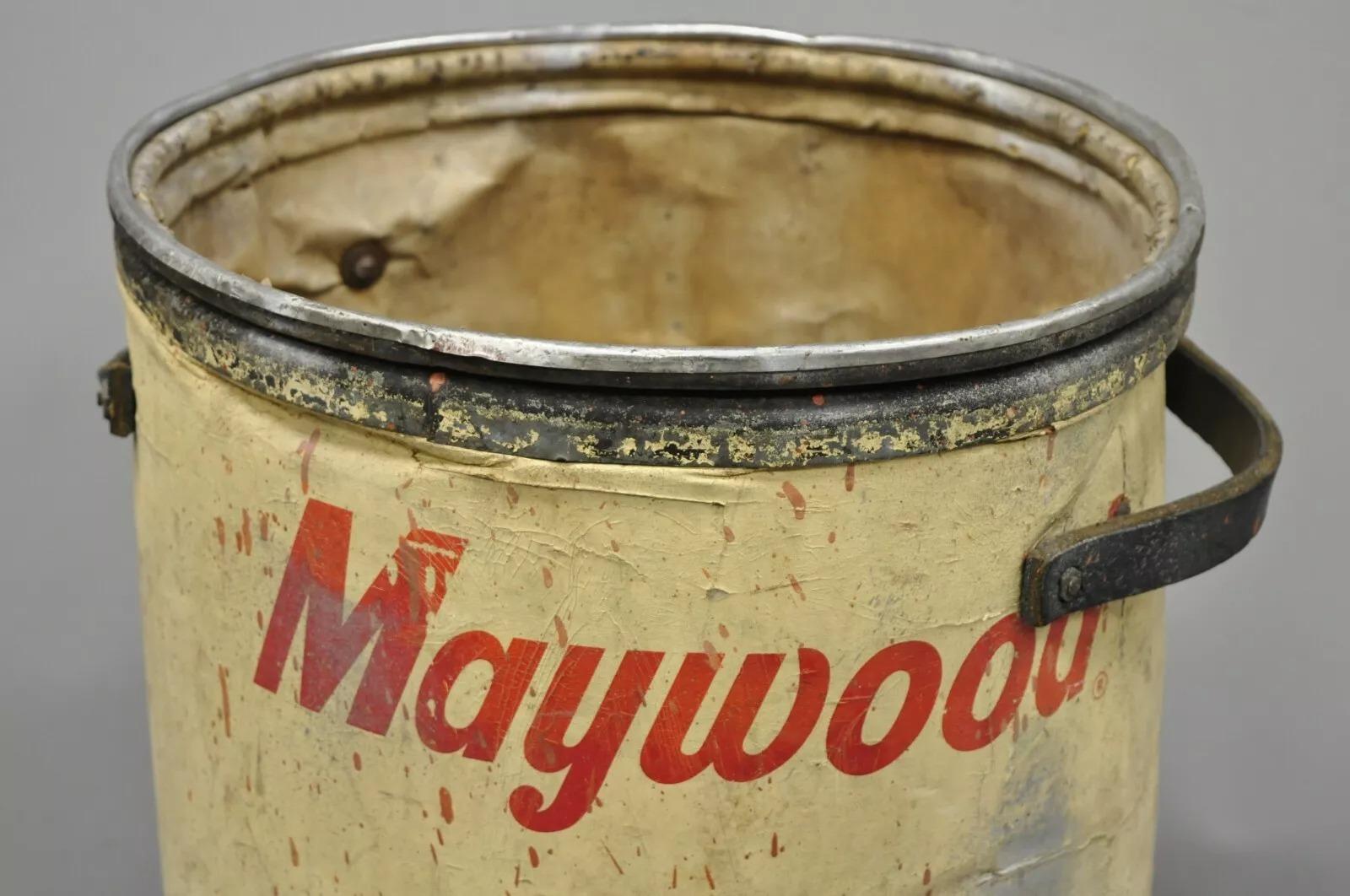 Art Deco Antique Maywood Packaging Sicilian Olives Large 22