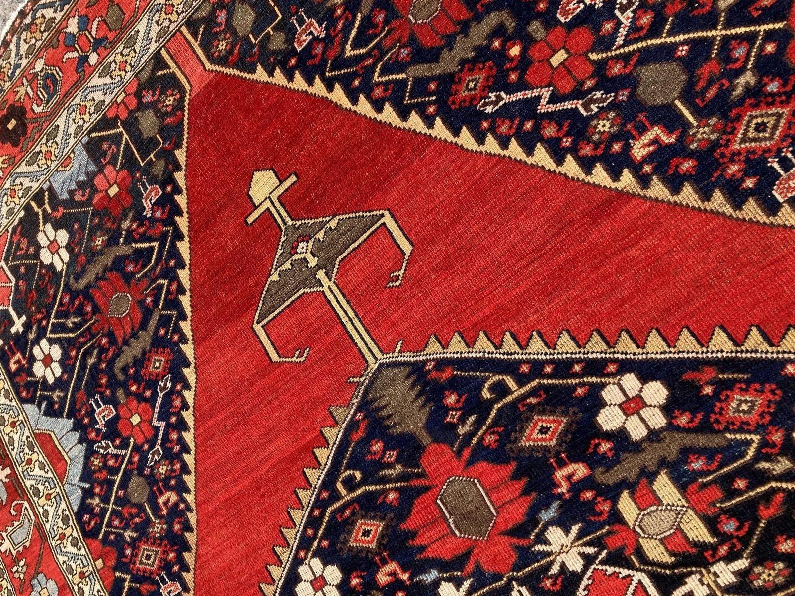 Antiker Mazlagan-Teppich 1,87m x 1,41m im Angebot 9