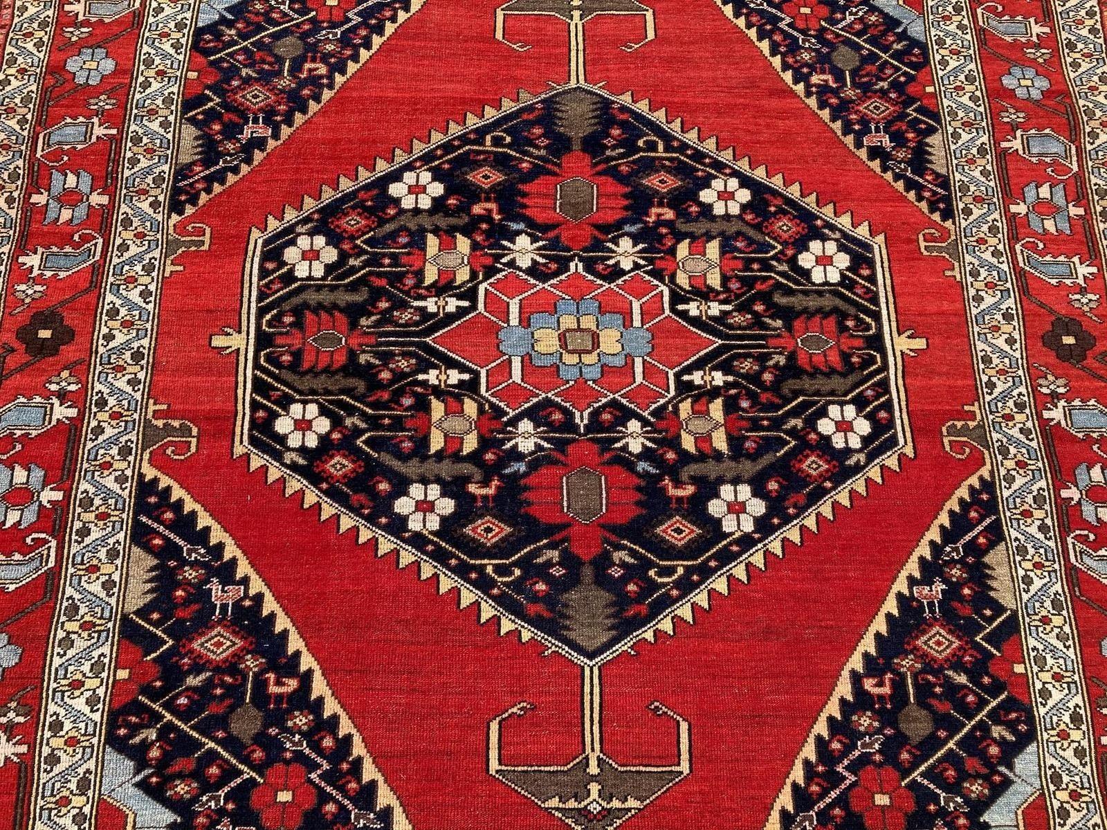Antique Mazlagan Rug 1.87m x 1.41m For Sale 2