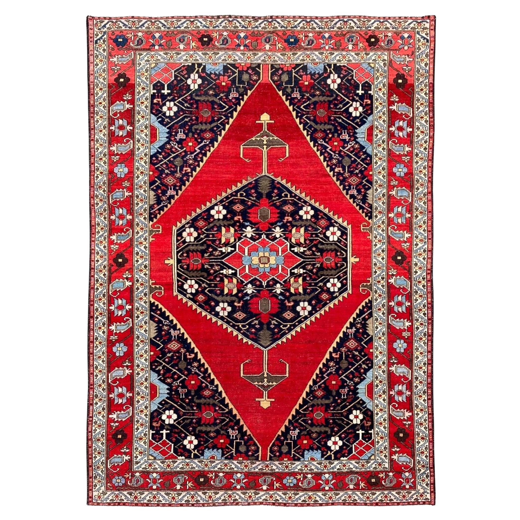 Antiker Mazlagan-Teppich 1,87m x 1,41m