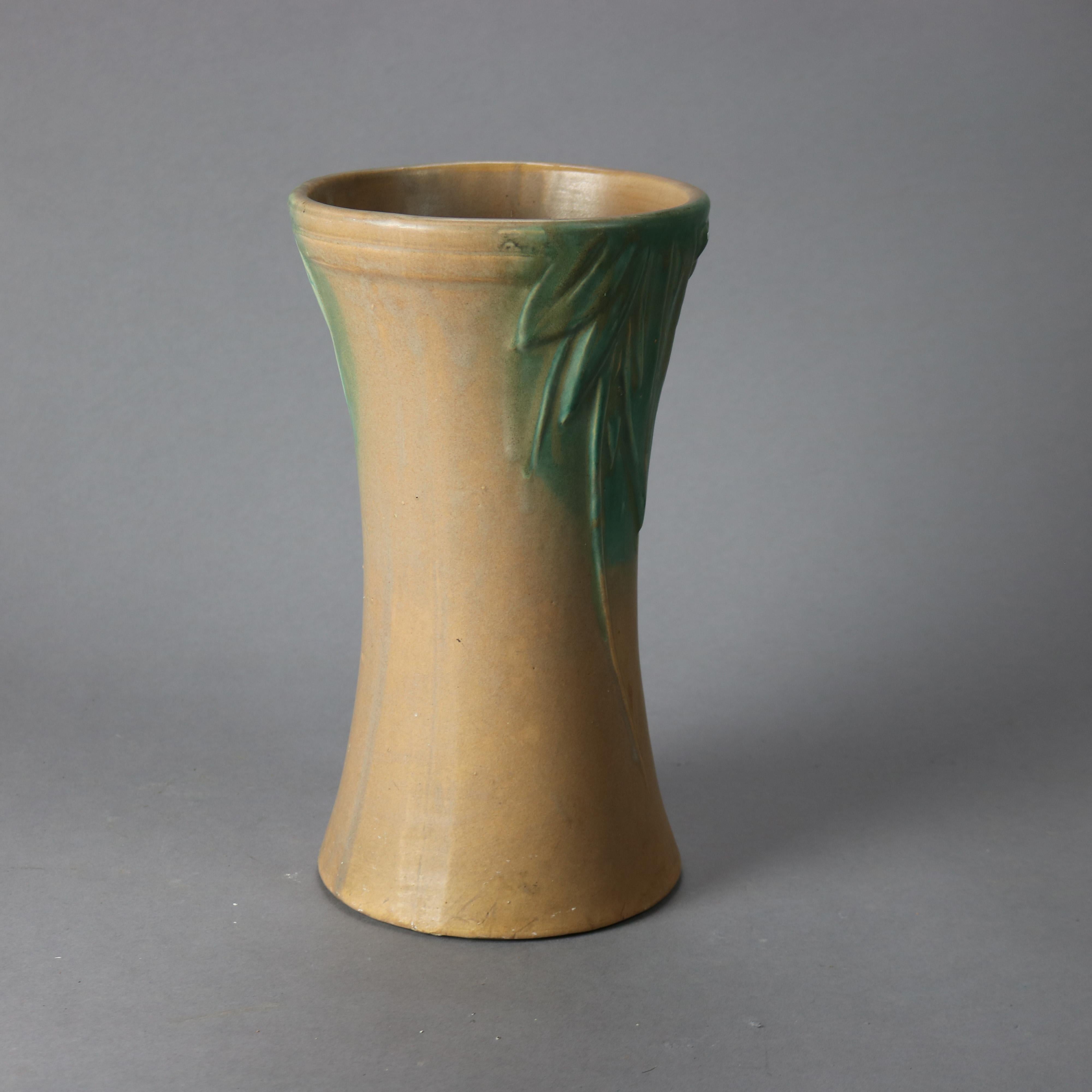 mccoy vase green